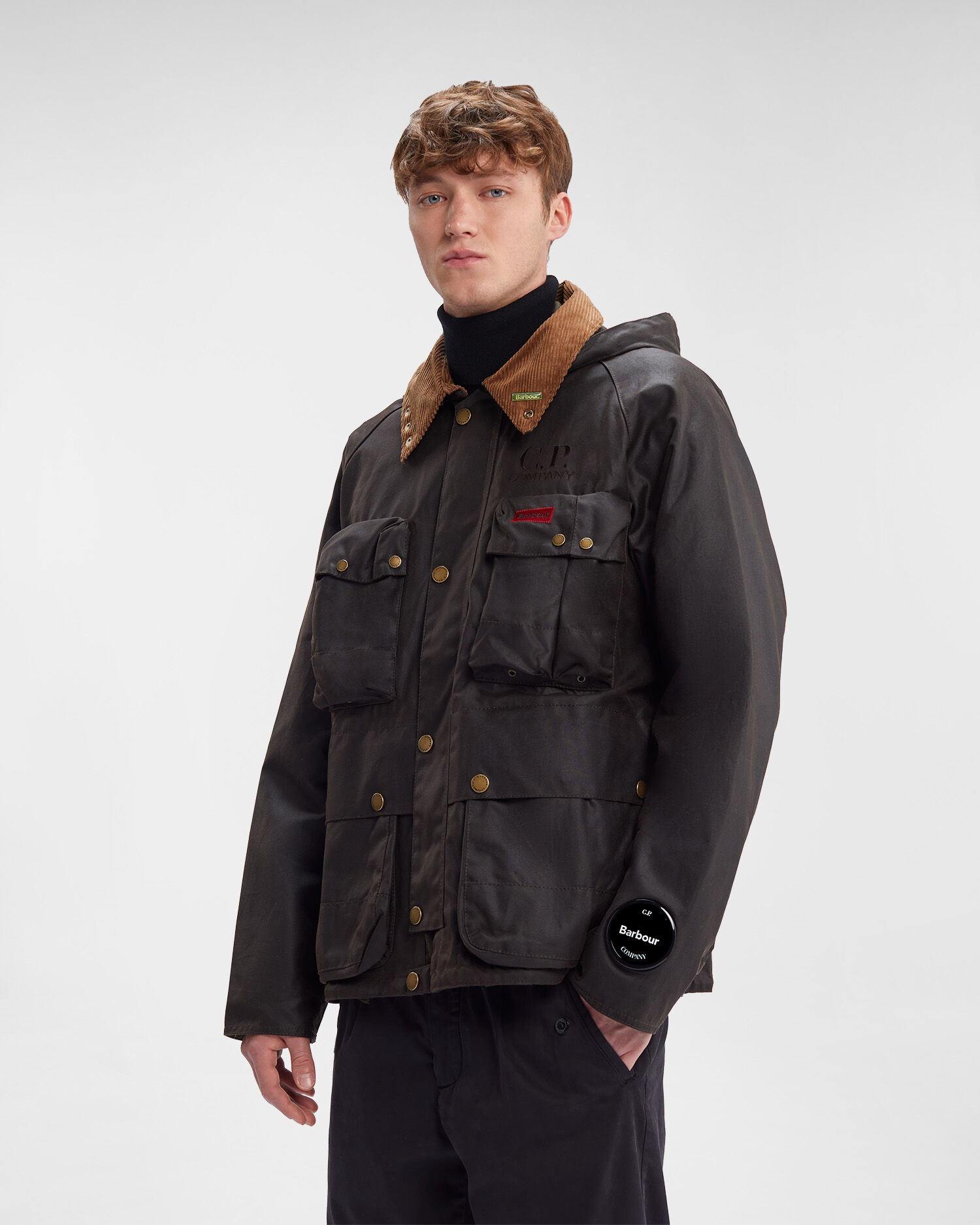 Barbour x C.P. Company Creel Wax Jacket | CPC IT Online Store