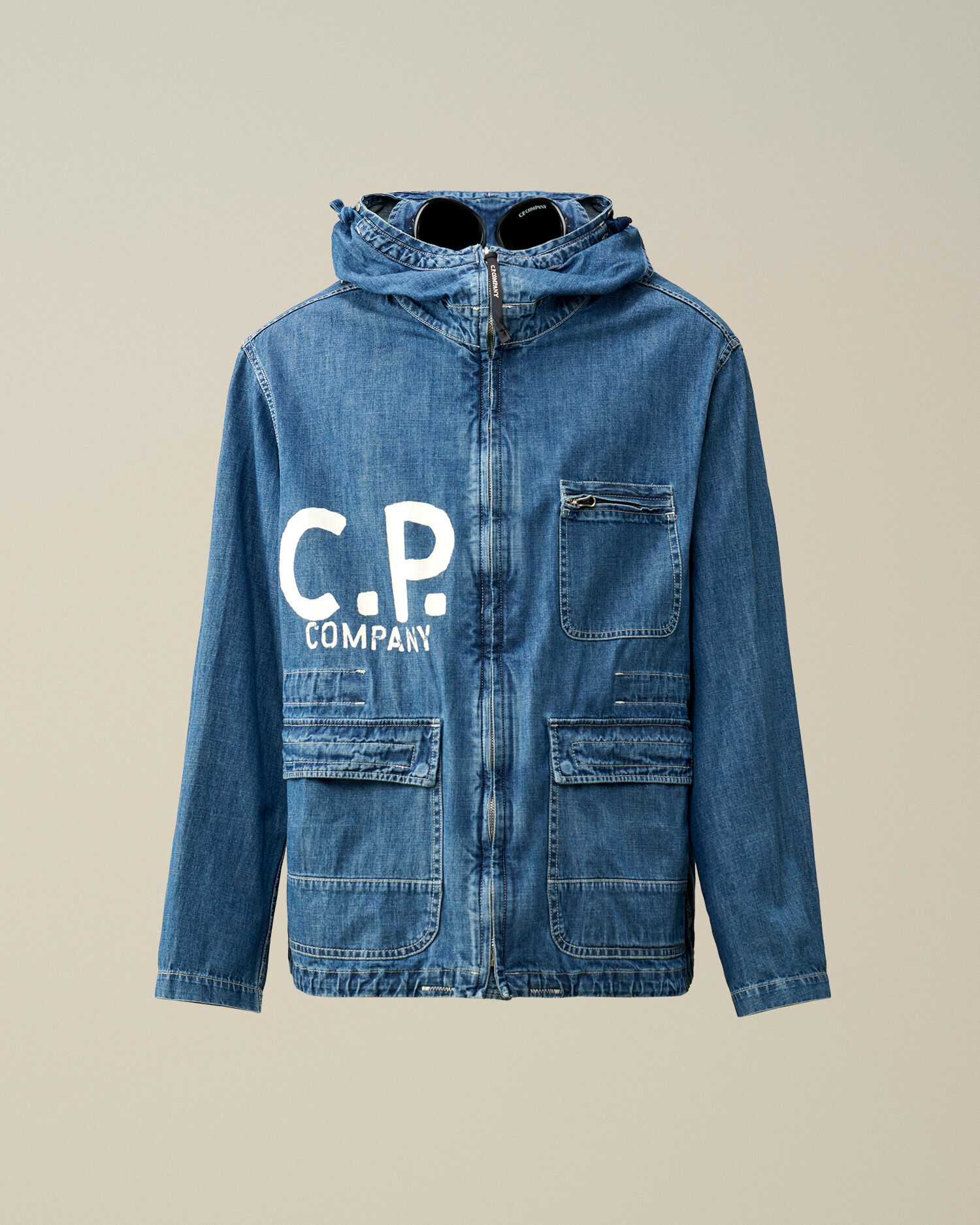 Blu Goggle Jacket | C.P. Company Online Store