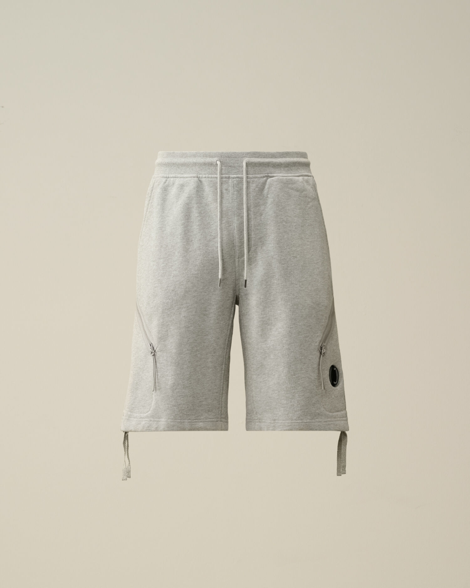 Diagonal Raised Fleece Zipped Pocket Shorts | CPC ROW Online Store