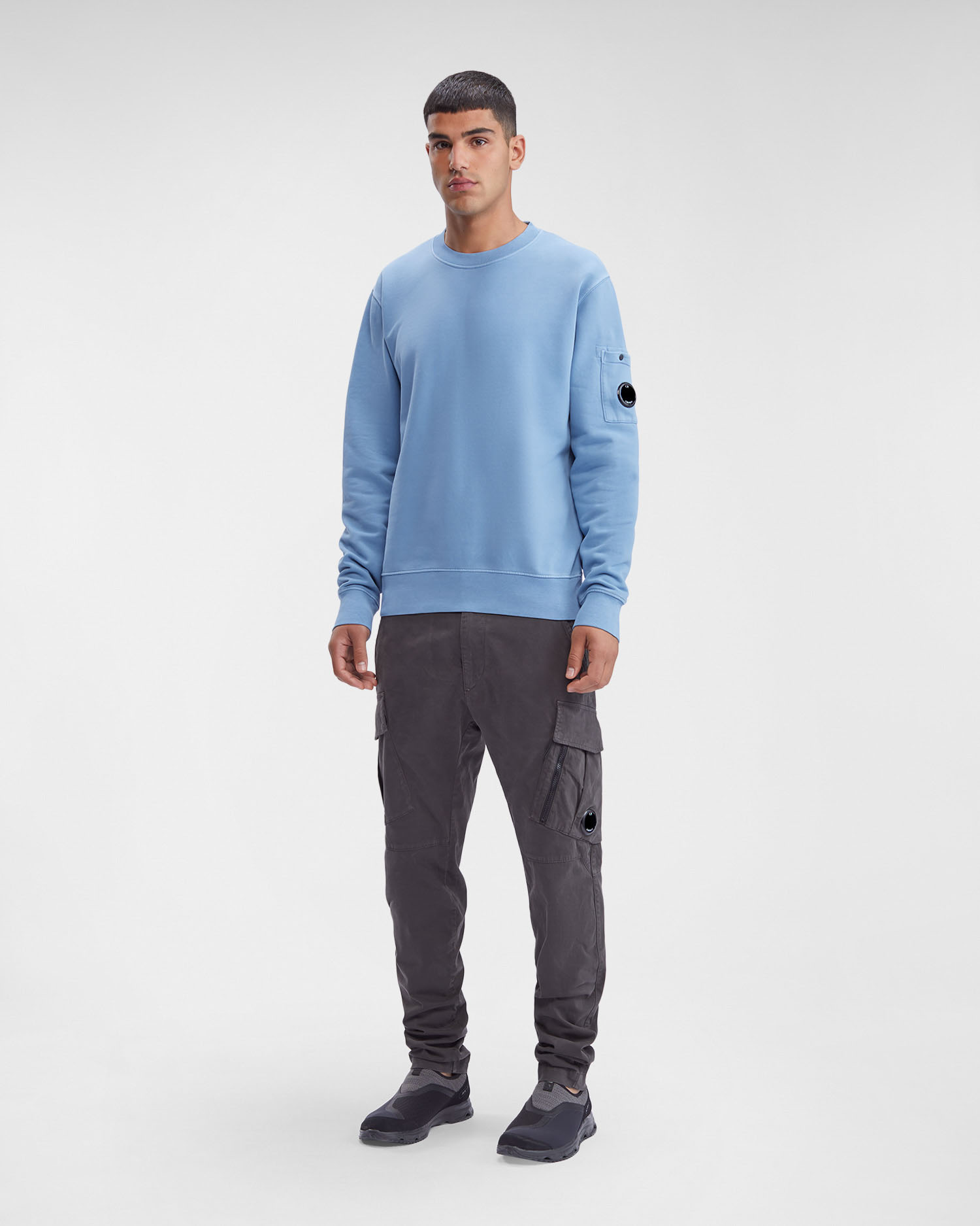 Light blue cheap cp company sweatshirt