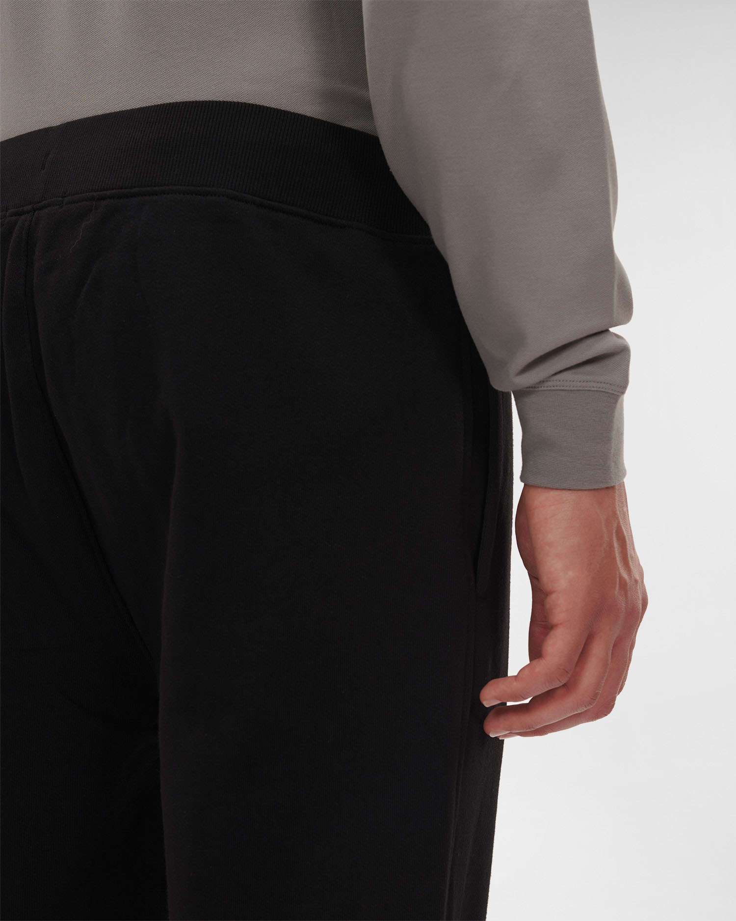 Diagonal Raised Fleece Track Pants Black CompanyMen Clothing Fleeces ...