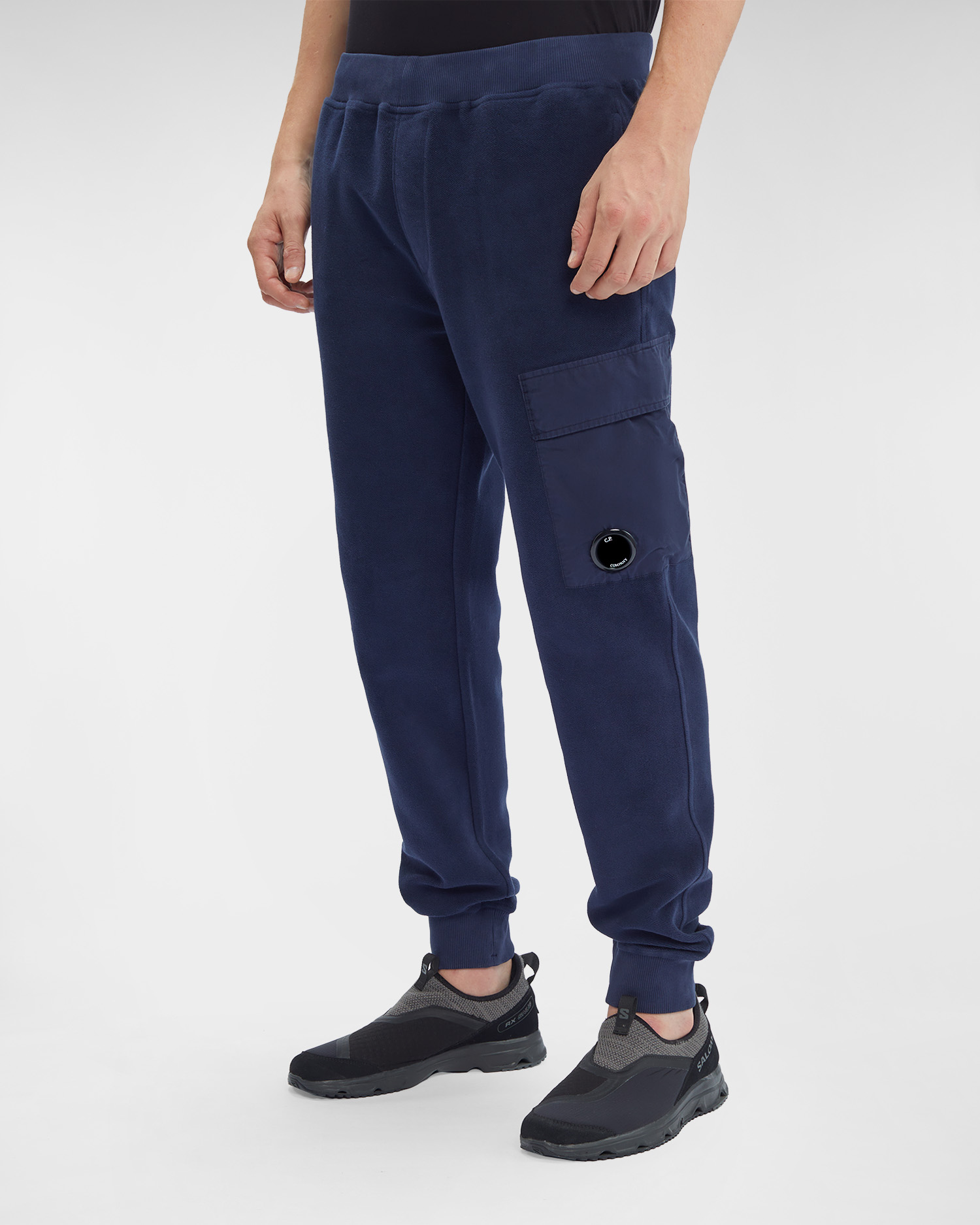 Reverse Brushed Emerized Diag. Fleece Sweatpants C.P. Company