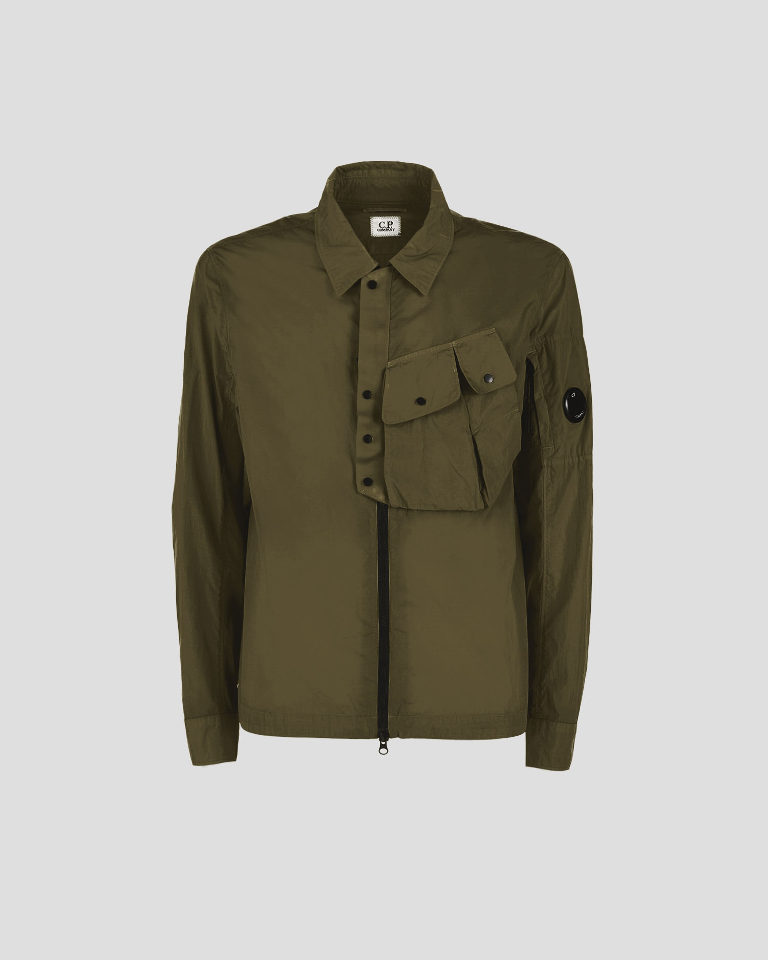 cp company green overshirt