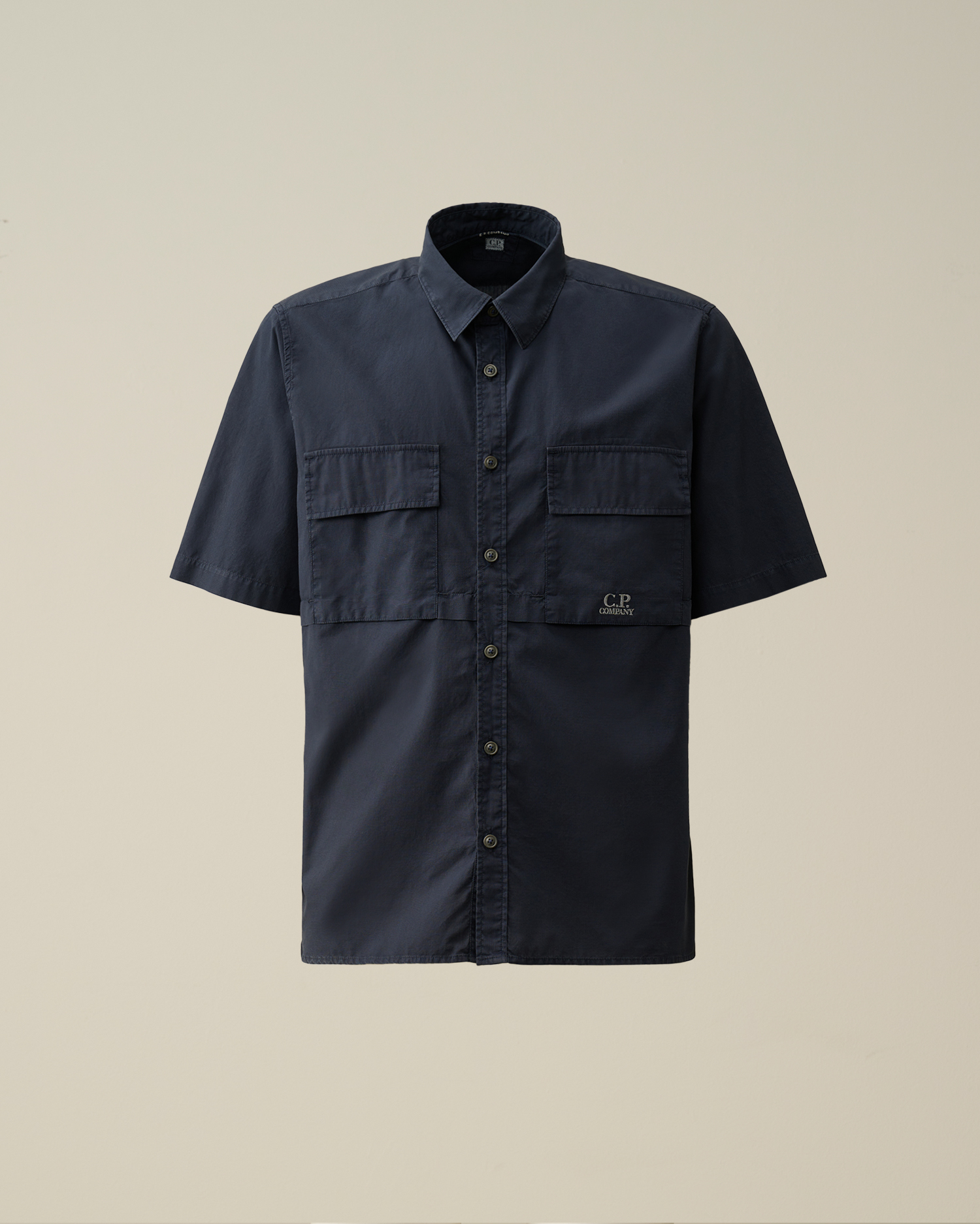 Cotton Rip-Stop Short Sleeved Shirt