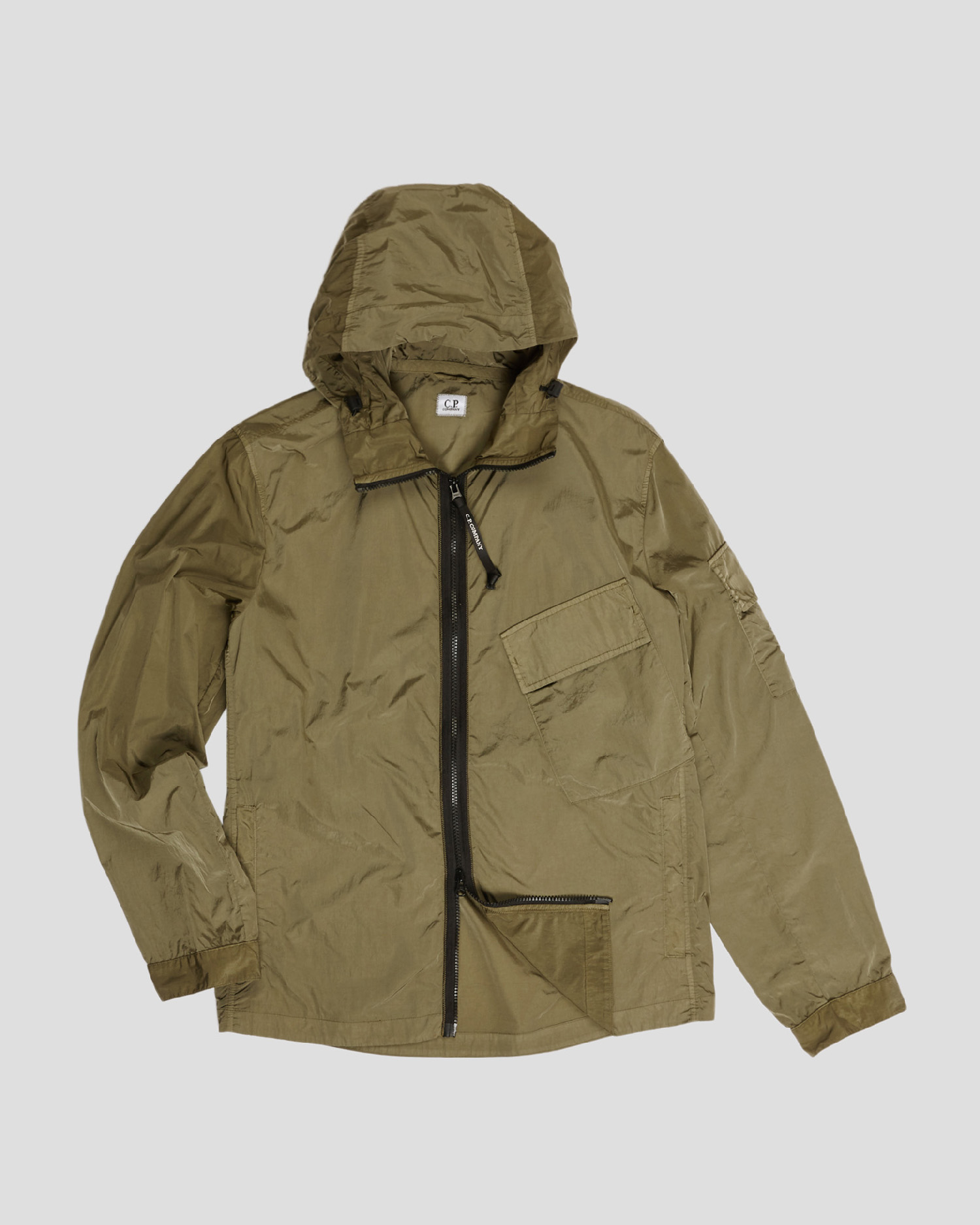 cp company hooded overshirt