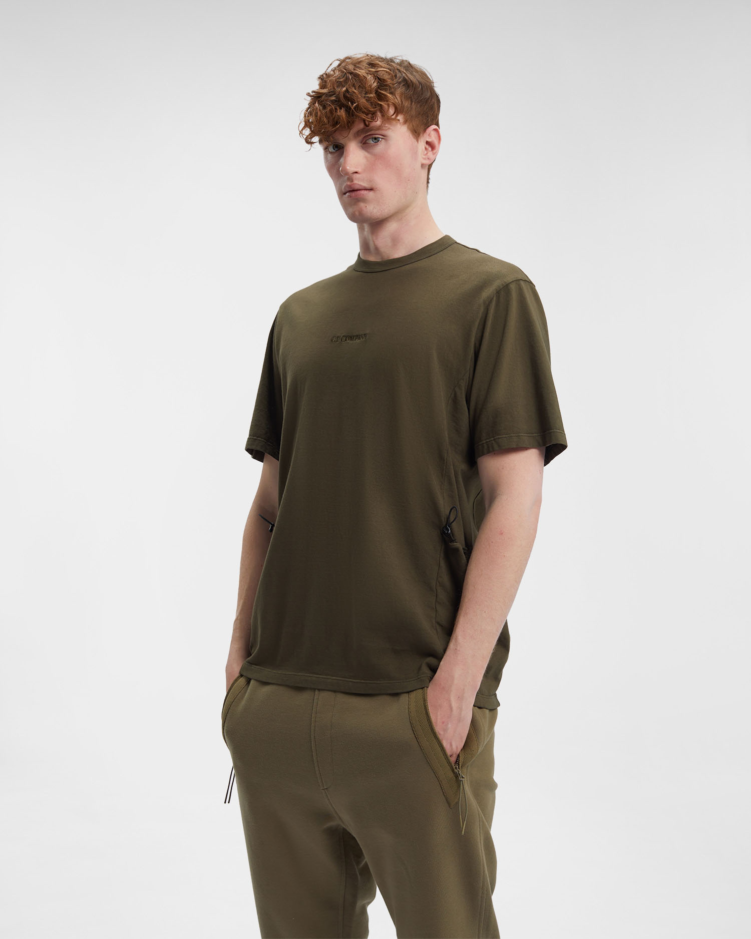 20/1 Jersey Zipped Side Pockets T-shirt