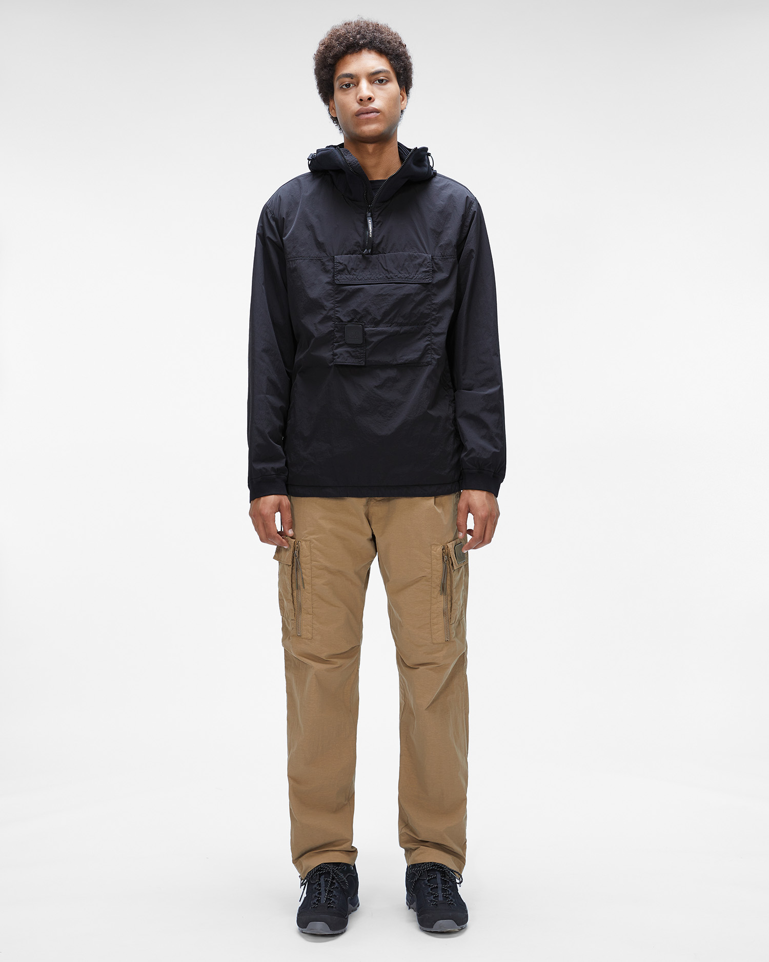 cp company chrome quarter overshirt