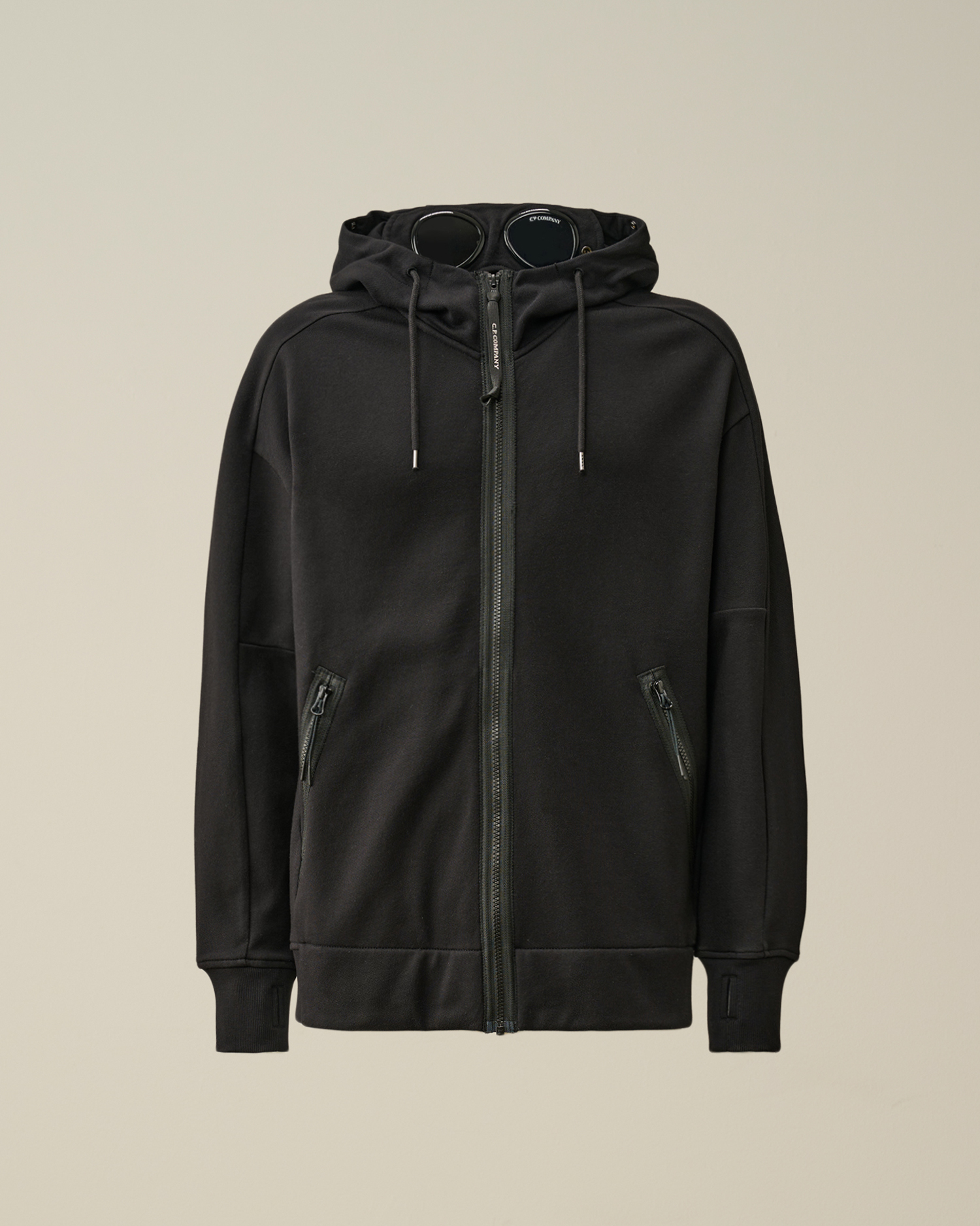 Diagonal Raised Fleece Goggle Zipped Hoodie | CPC JP Online Store