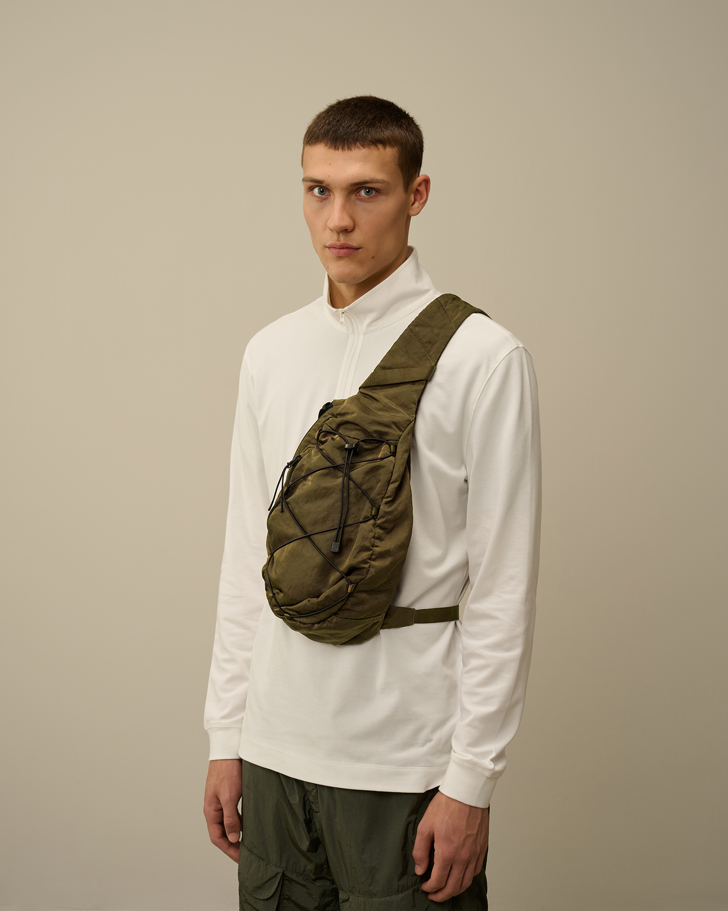 Nylon B Crossbody Rucksack