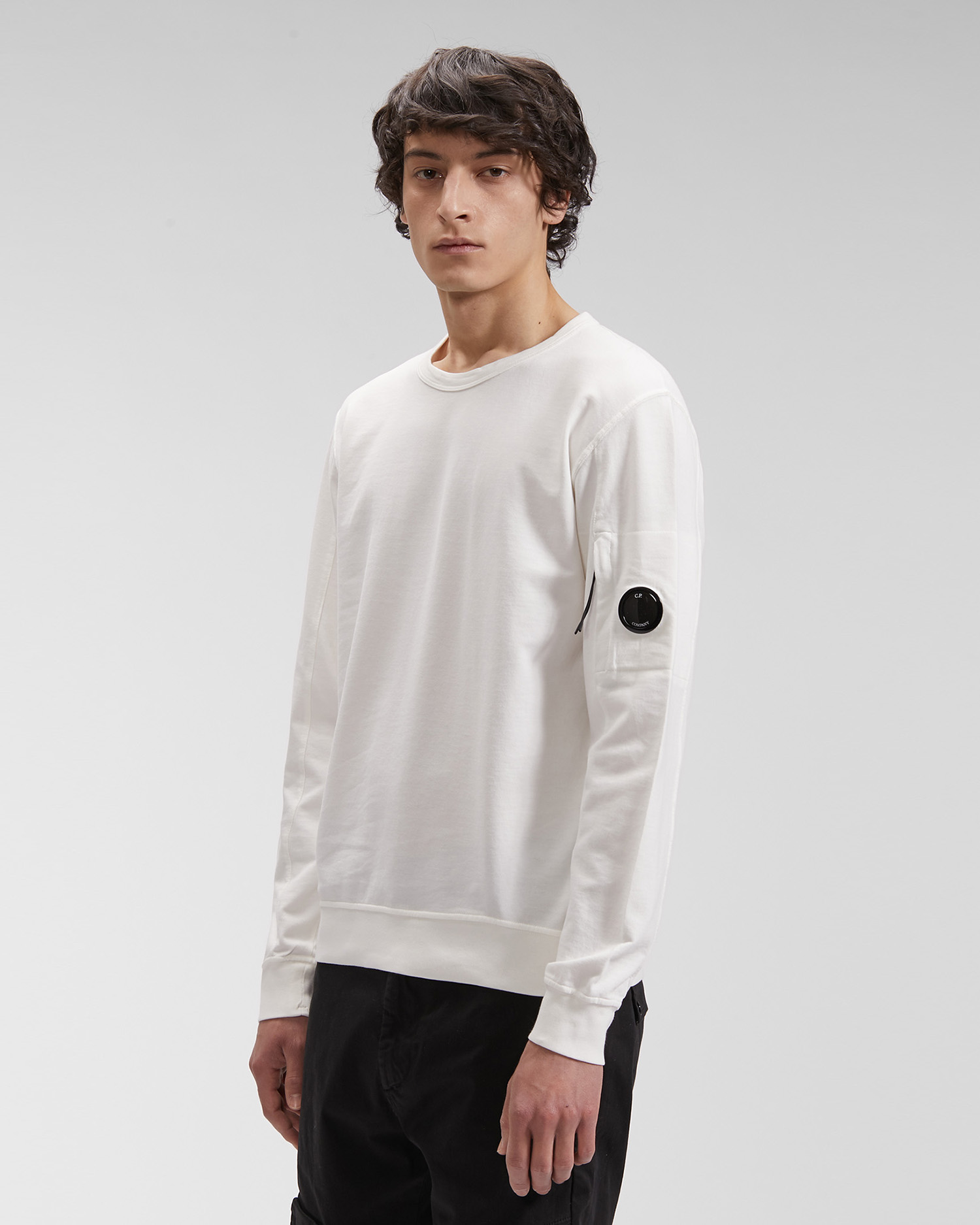 tommy hilfiger tape sweatshirt white