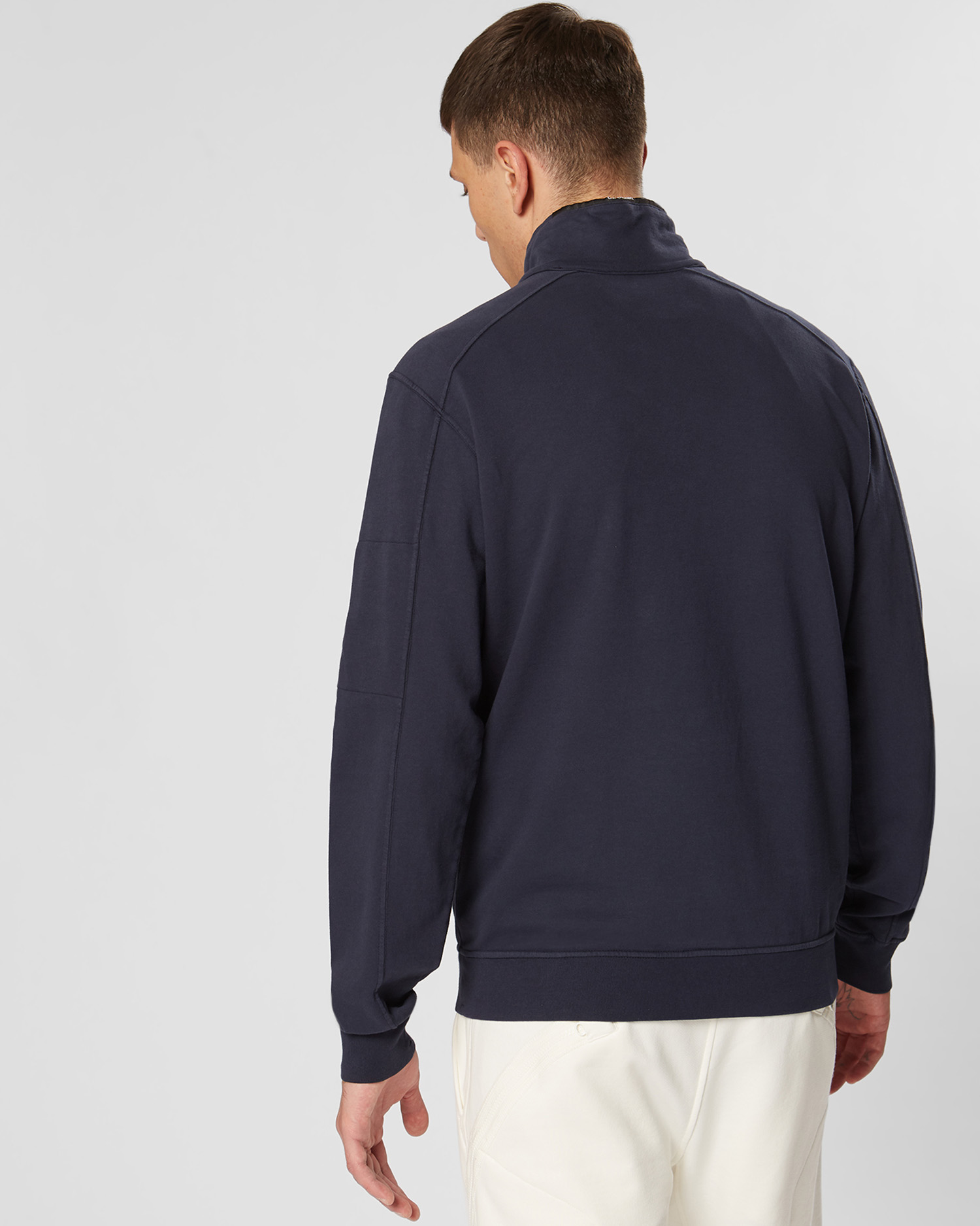 cp company quarter zip sweatshirt