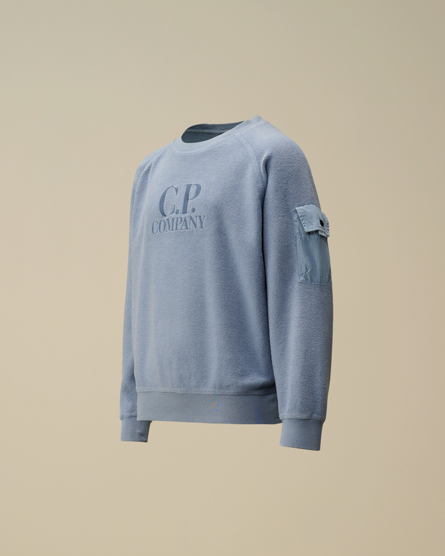 U16 Diagonal Fleece Mixed Boxy Crew Neck Sweatshirt CPC USCA Online Store