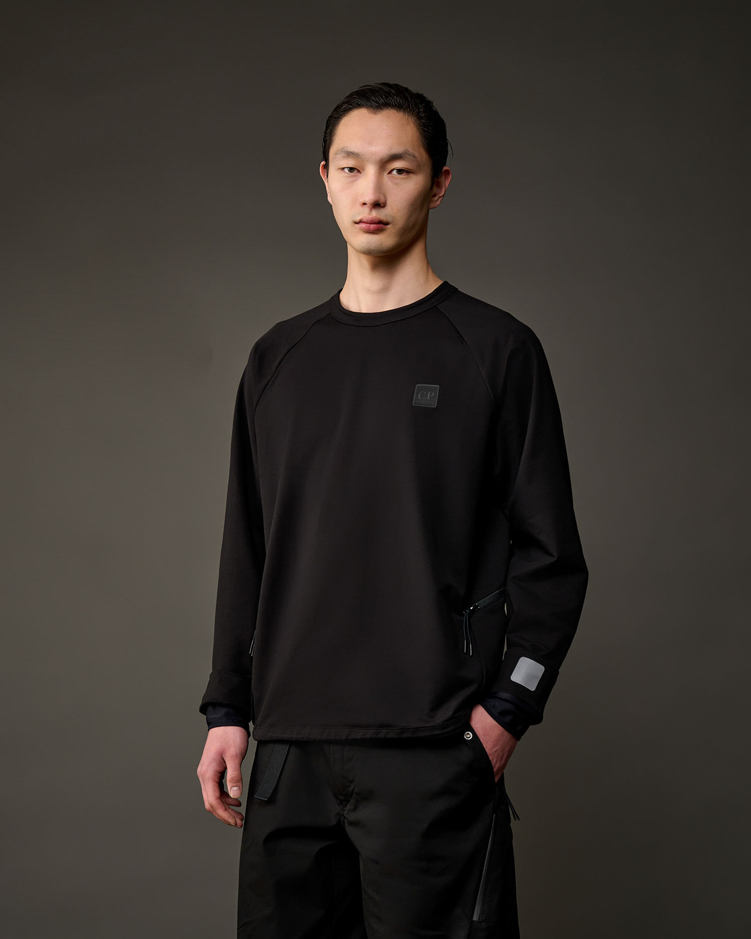 Metropolis Series Stretch Fleece Pocket Sweatshirt