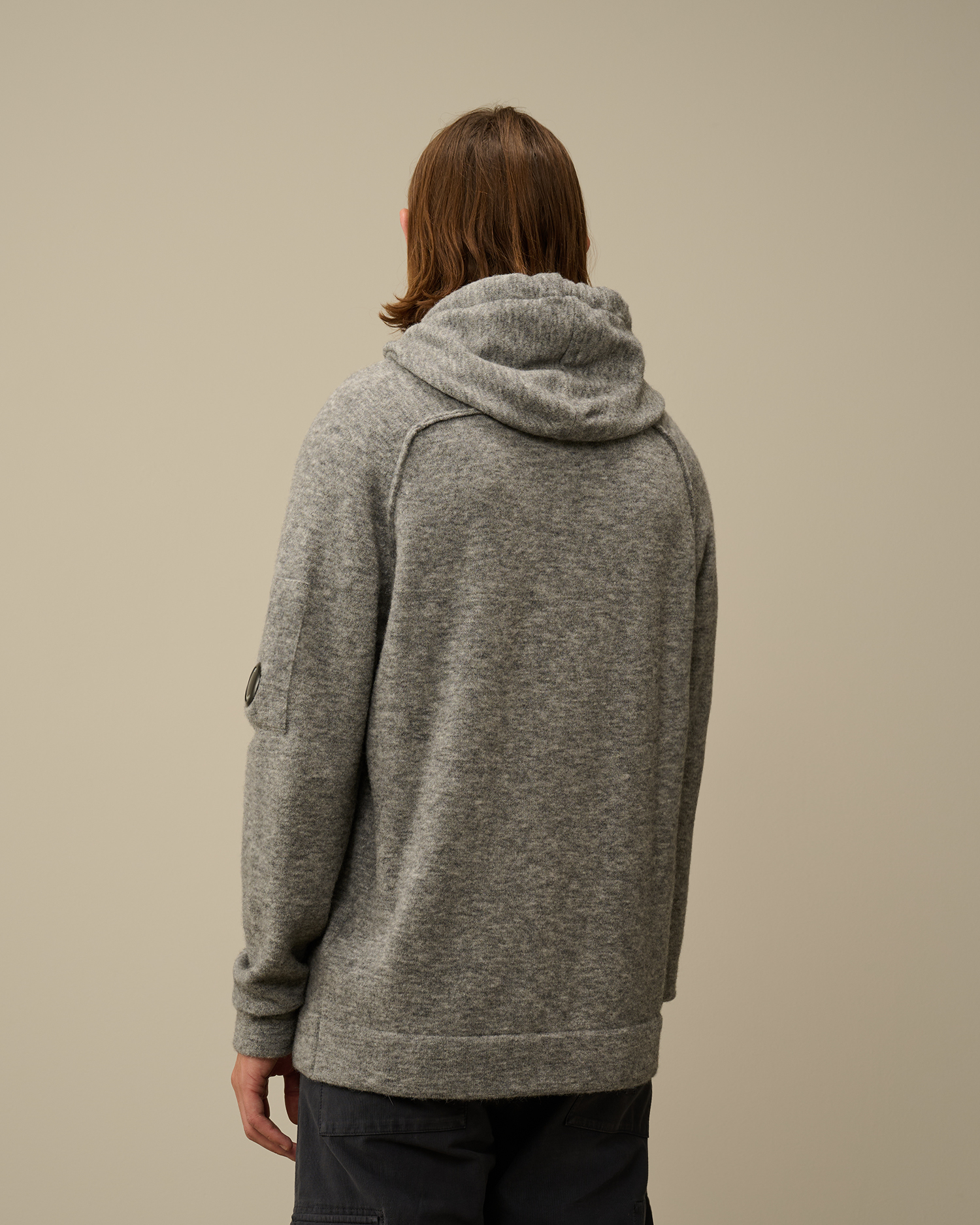 Alpaca Wool Hooded Knit