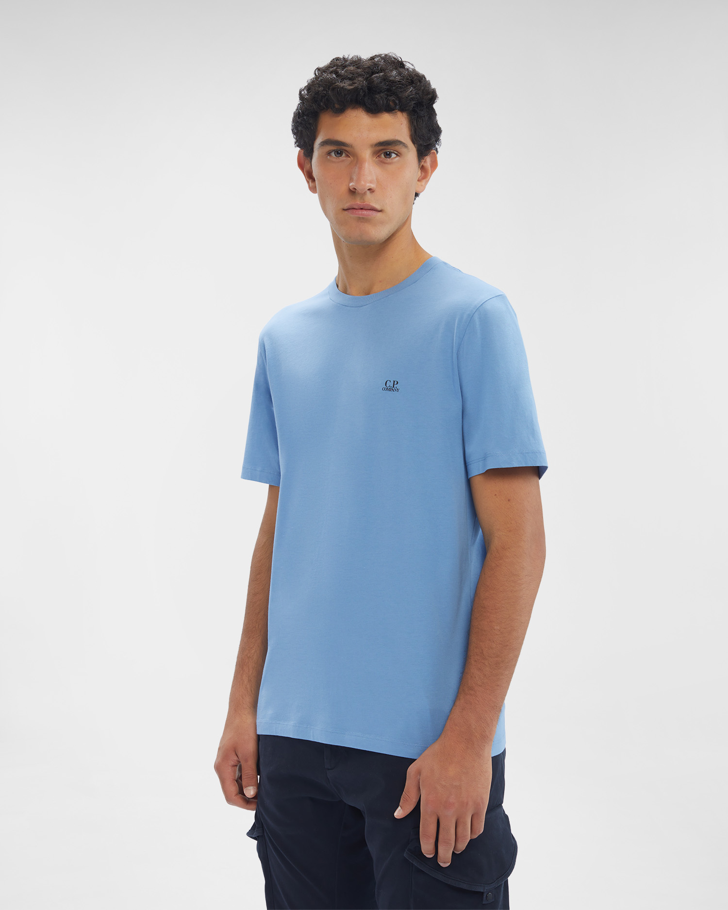 cp company blue t shirt