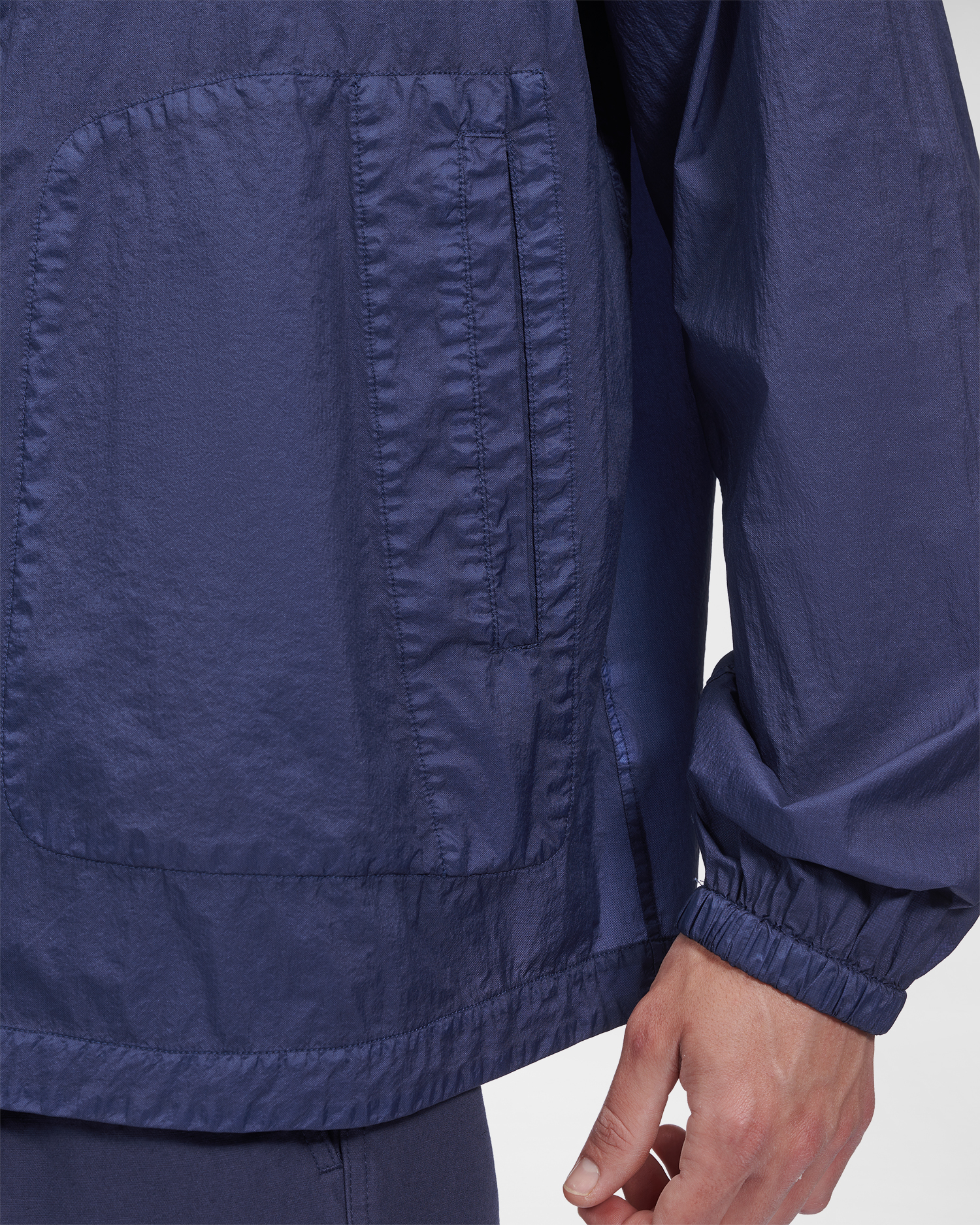 Light Microweave Laminated Hooded Overshirt | C.P. Company Online