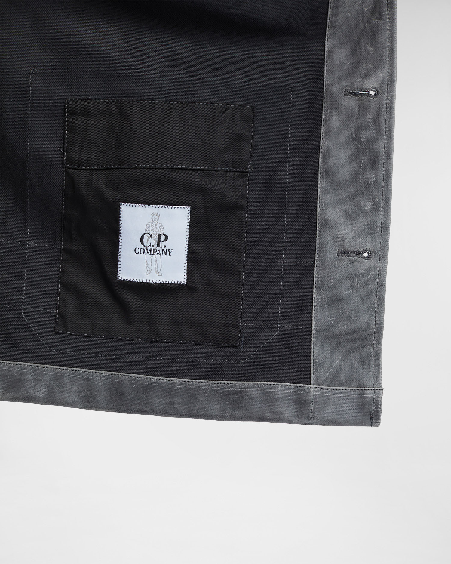 C.P. Company Rubber Patch Utility Jacket - Black