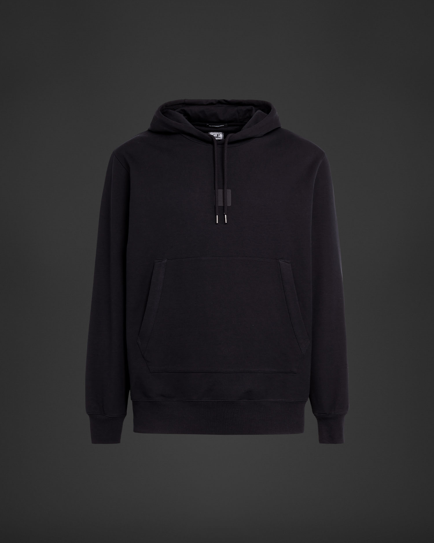 Metropolis Series Stretch Fleece Logo Hoodie C.P. Company Online