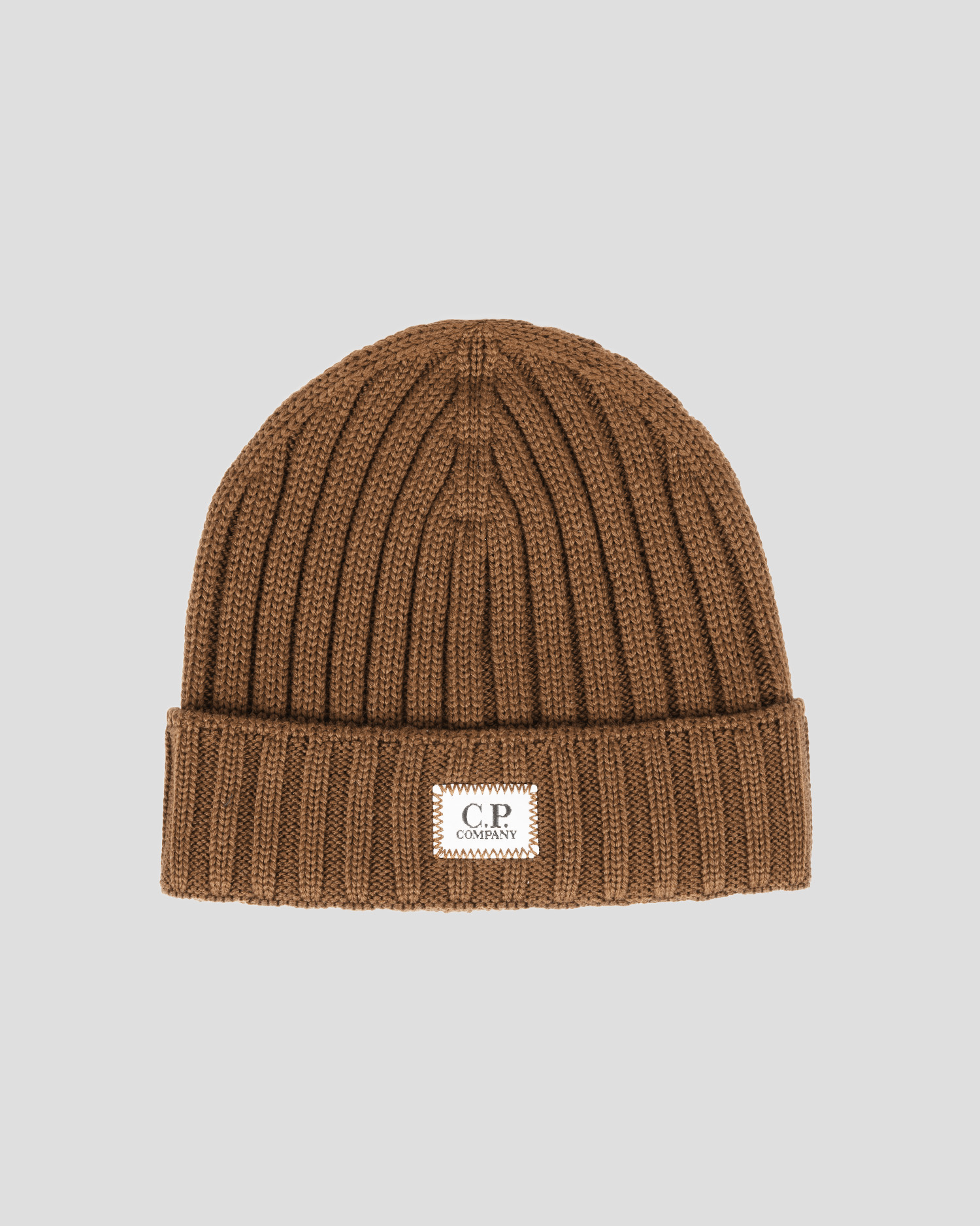 cp company logo beanie