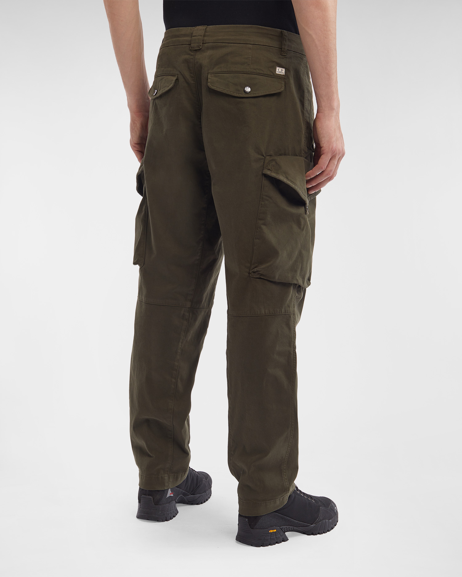 Stretch Sateen Pants Loose Fit | C.P. Company Online Store