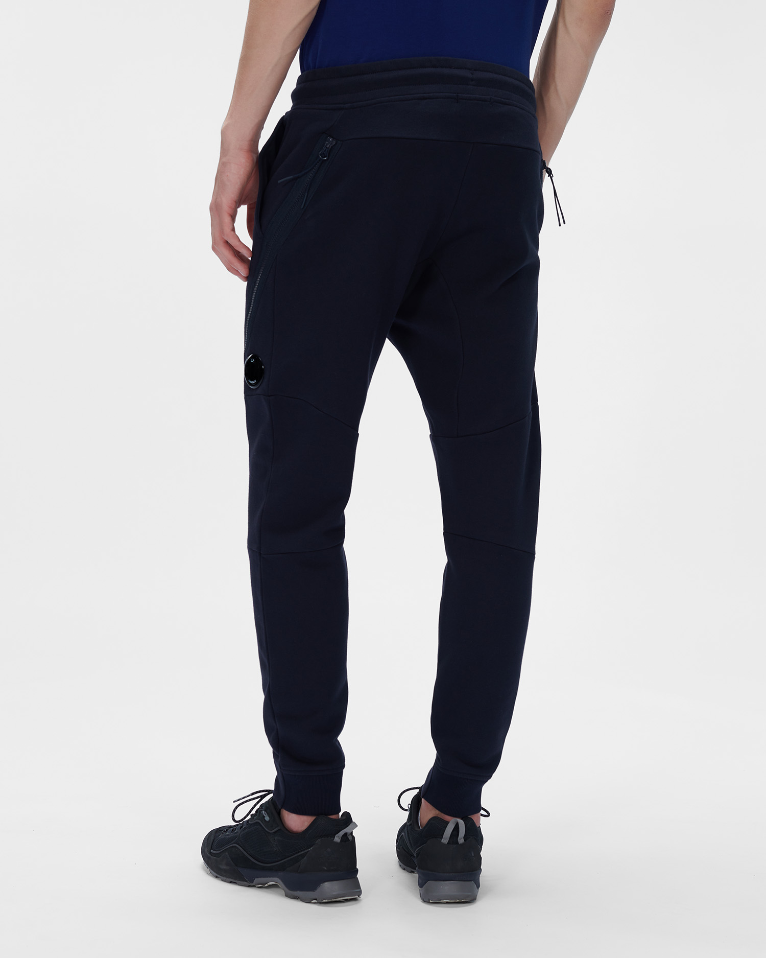 cp company diagonal fleece joggers