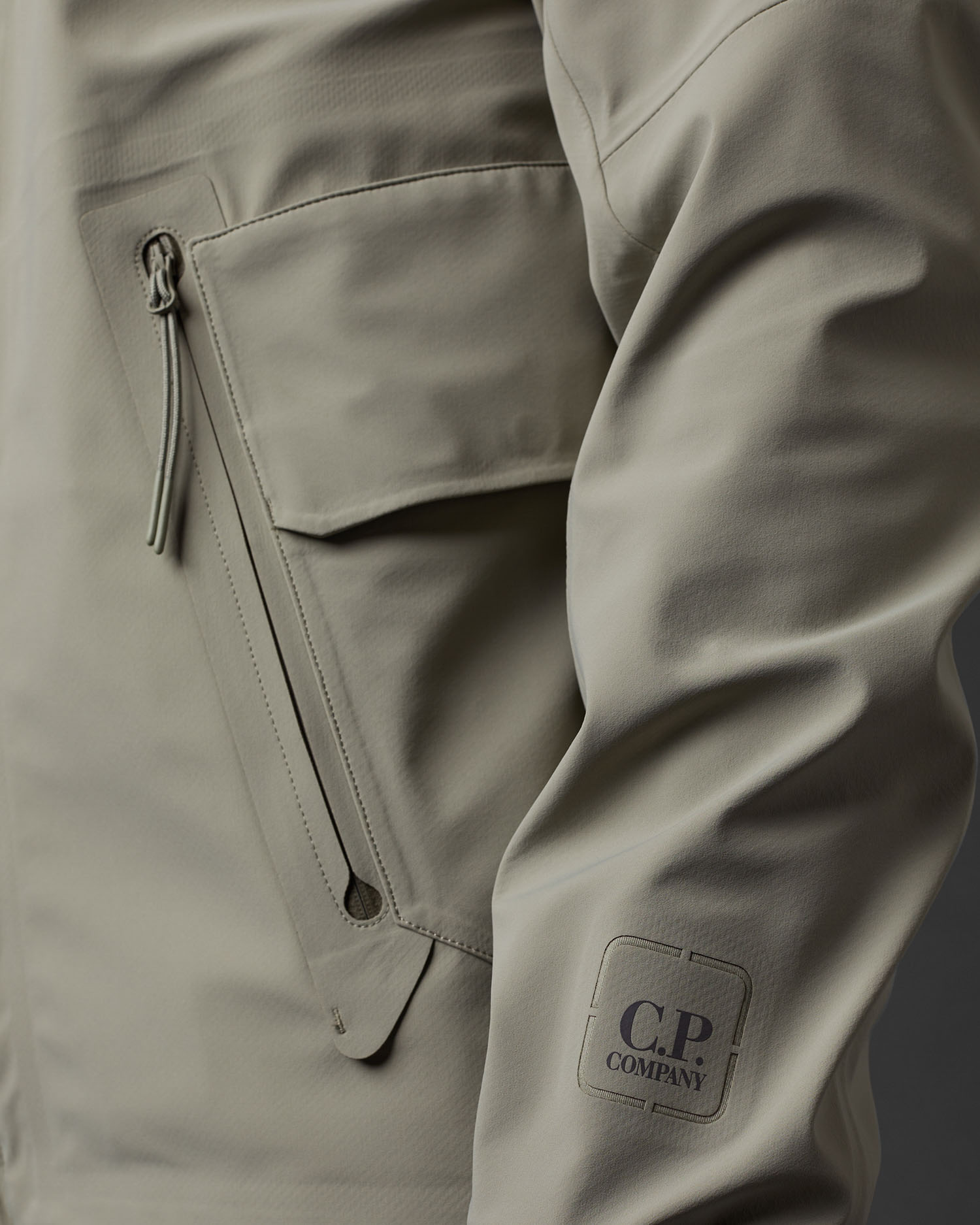 Cp company hot sale silver jacket