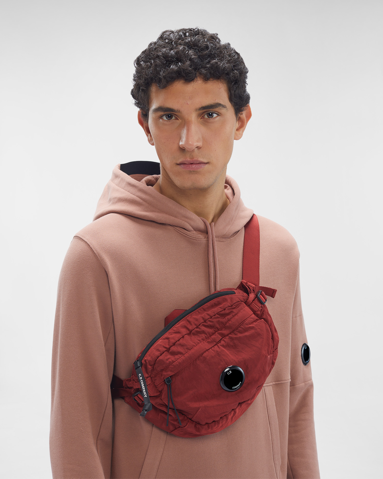 Sac à dos bandoulière CP COMPANY nylon B rouge