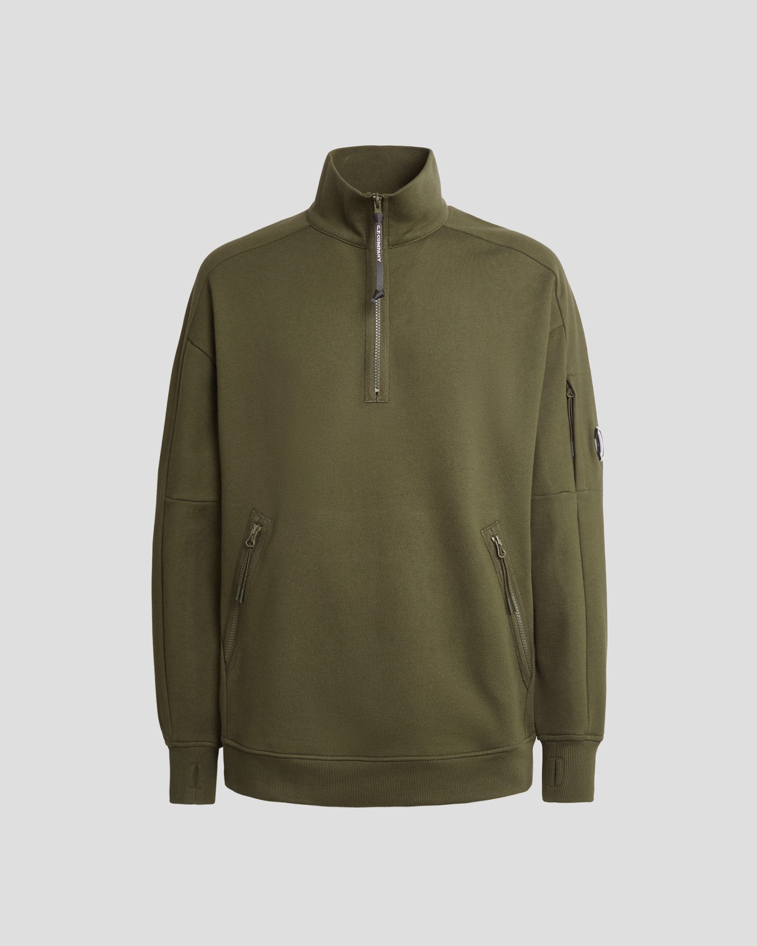 Cp company outlet quarter zip sweatshirt