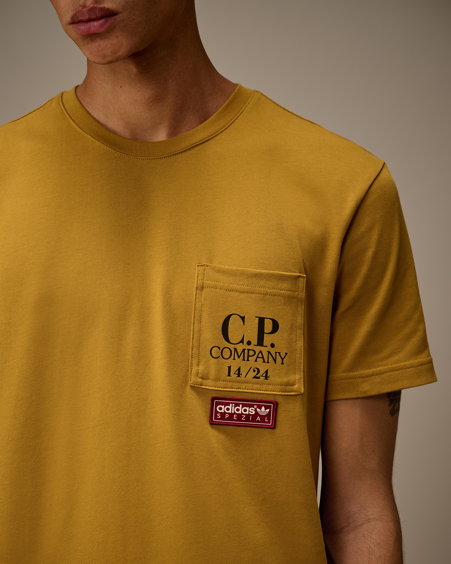 adidas SPZL x C.P. Company Solid Single Organic Jersey Pocket T Shirt CPC ROW Online Store