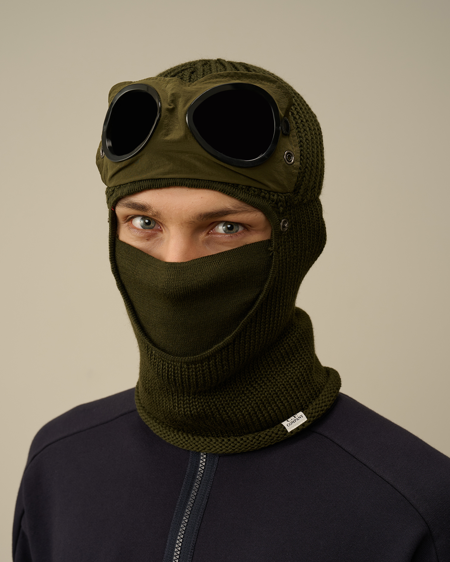 CP Company Black Merino popular Wool Balaclava