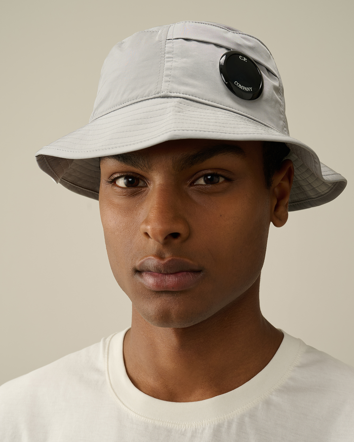 C.P. COMPANY Logo-Embroidered Garment-Dyed Chrome-R Bucket Hat for Men