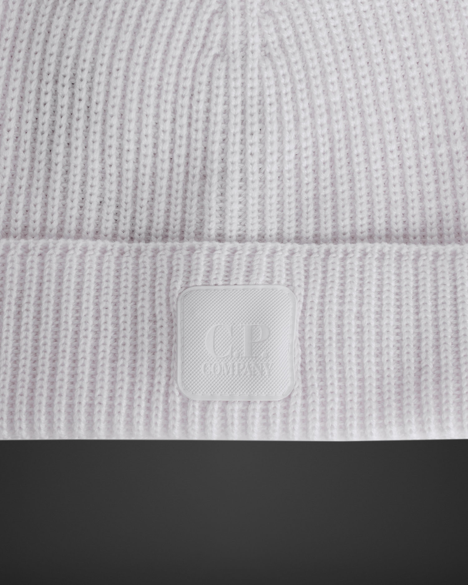 Cp company sale white beanie