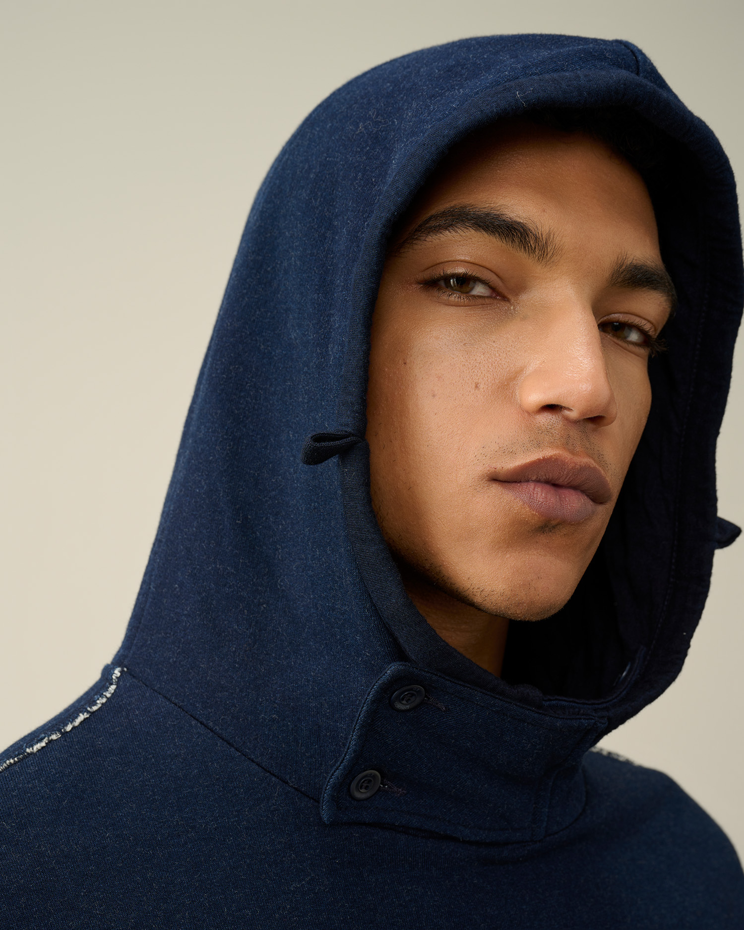 Indigo Fleece Hoodie