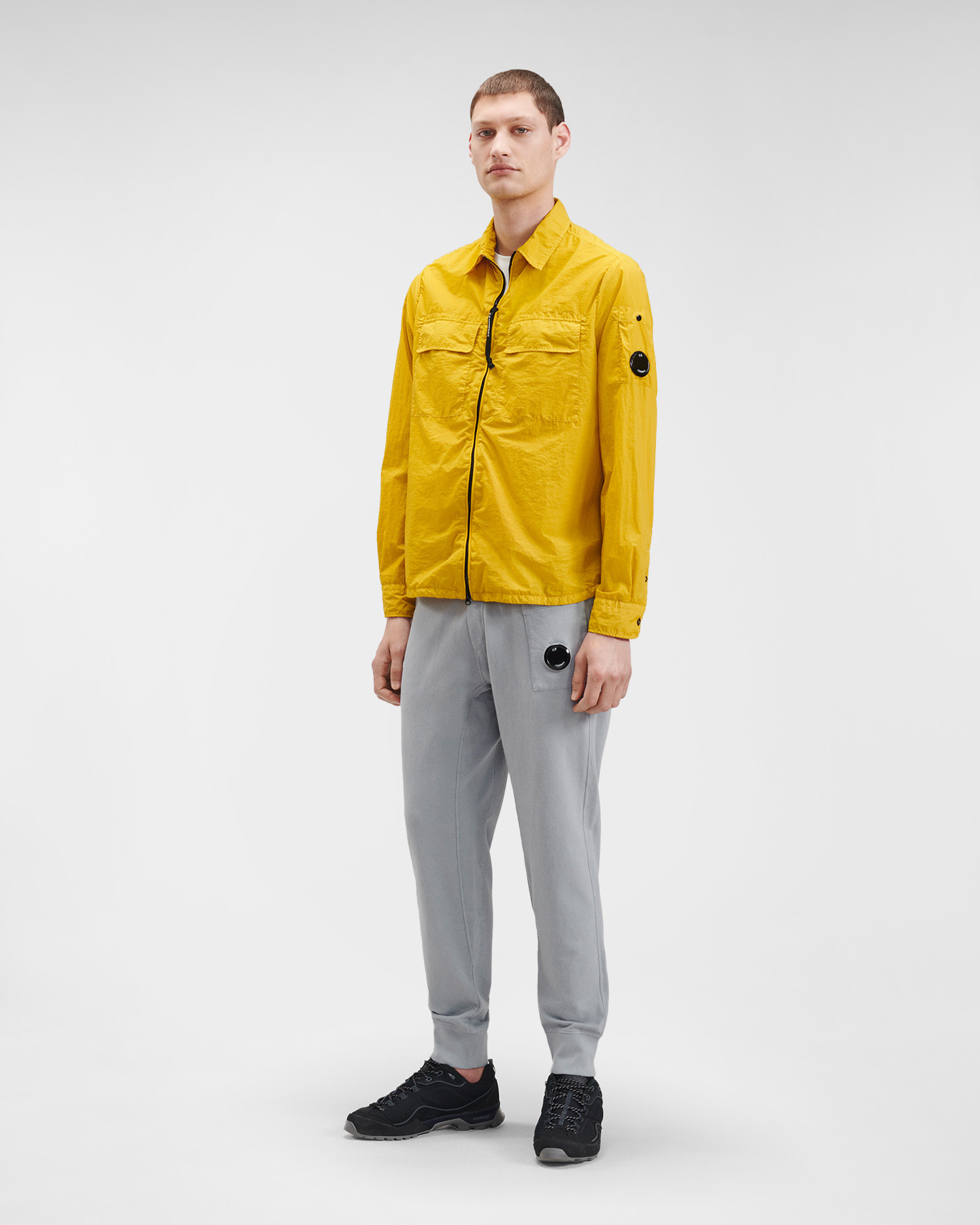 cp company yellow overshirt