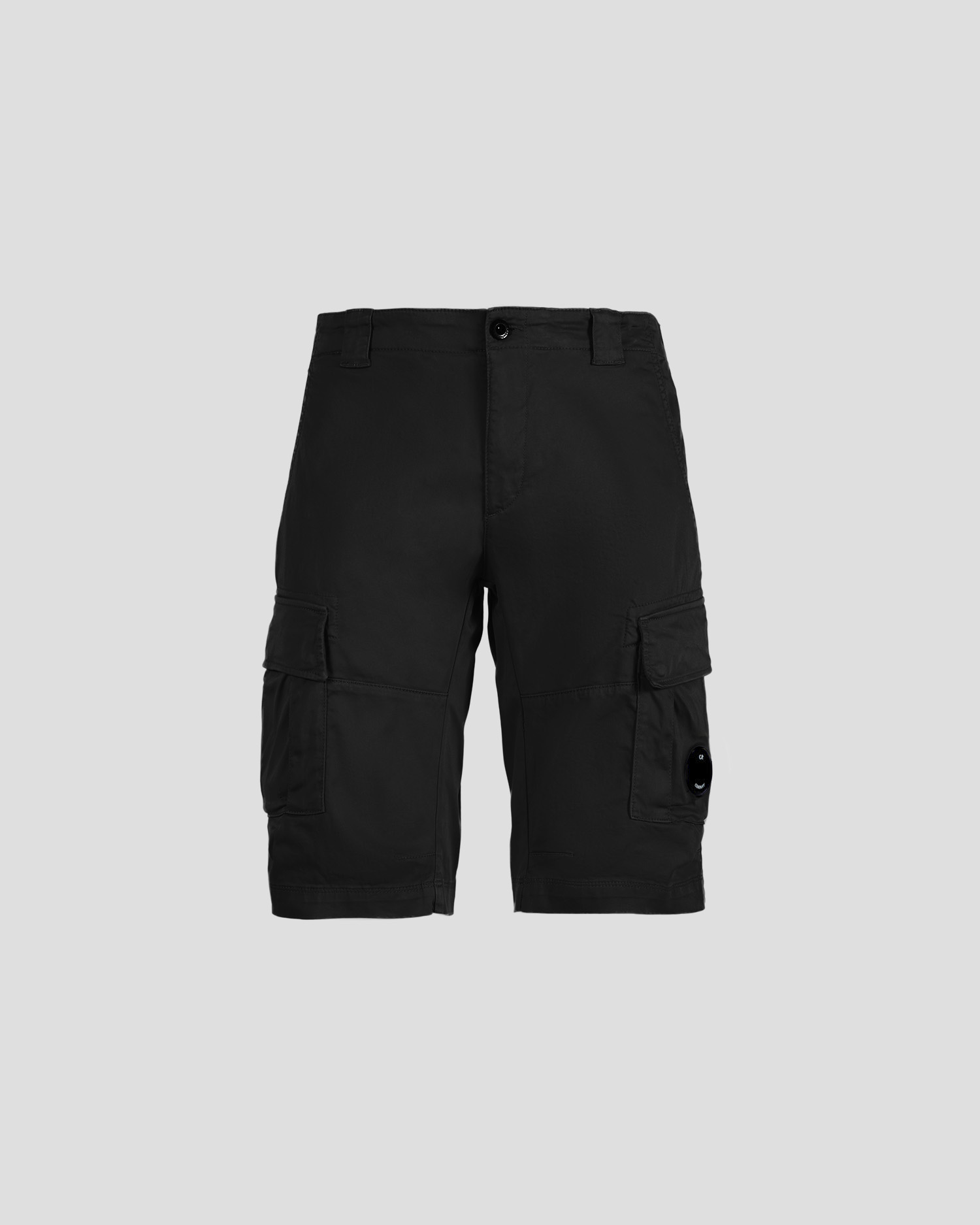 cp company cargo shorts black