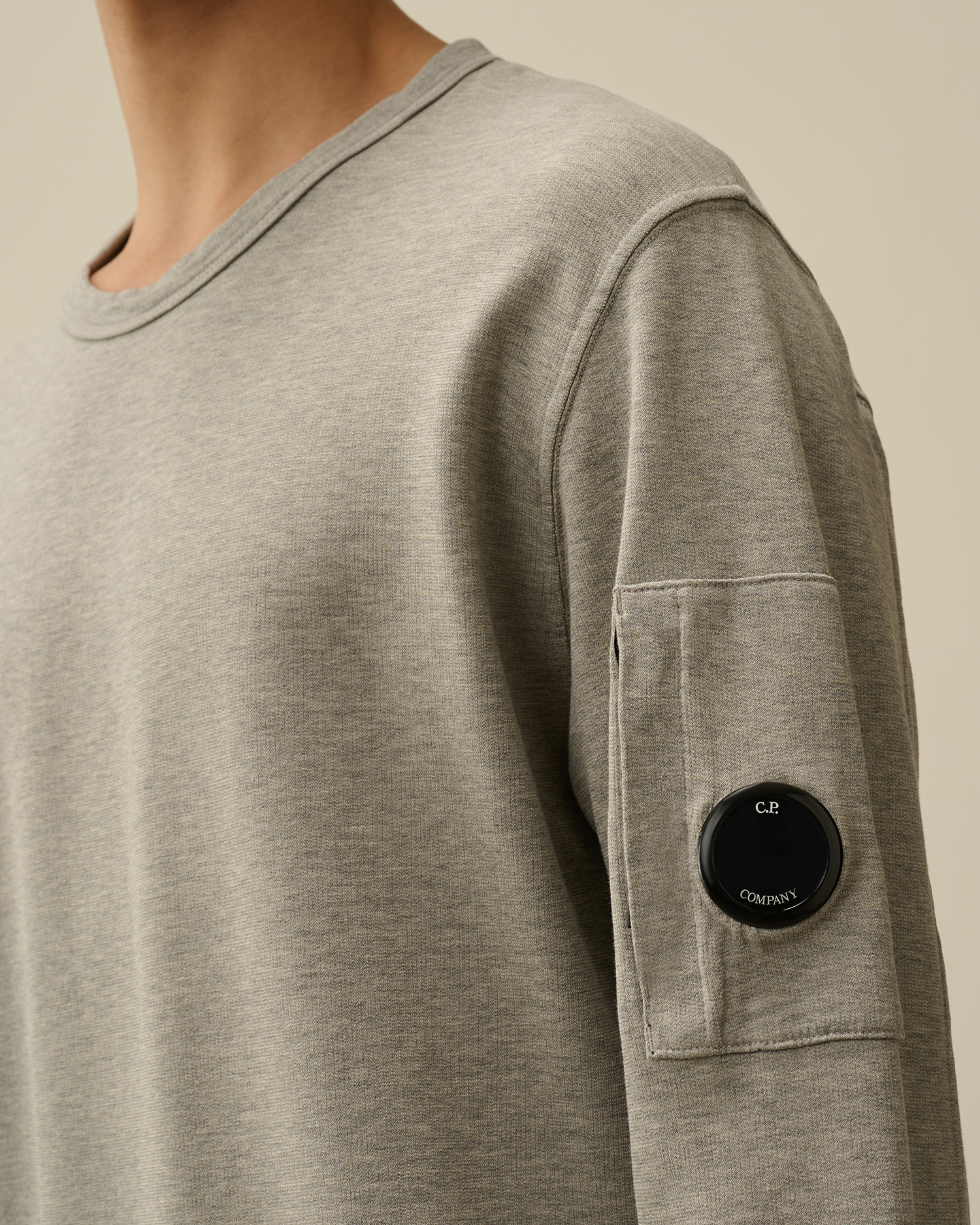 Cp company light fleece lens sweatshirt on sale