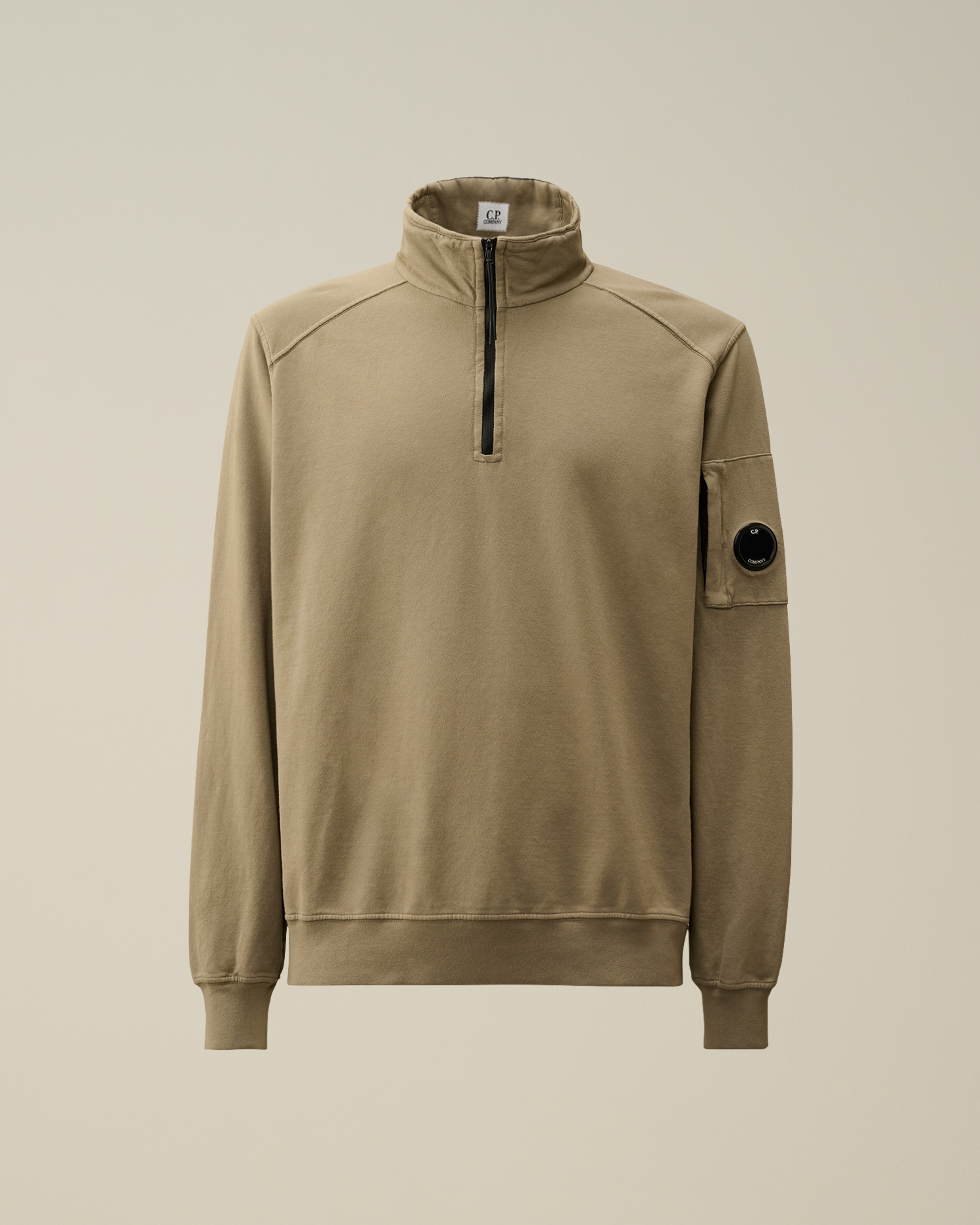 C.P. Company Light Fleece Half Zipped Sweatshirt