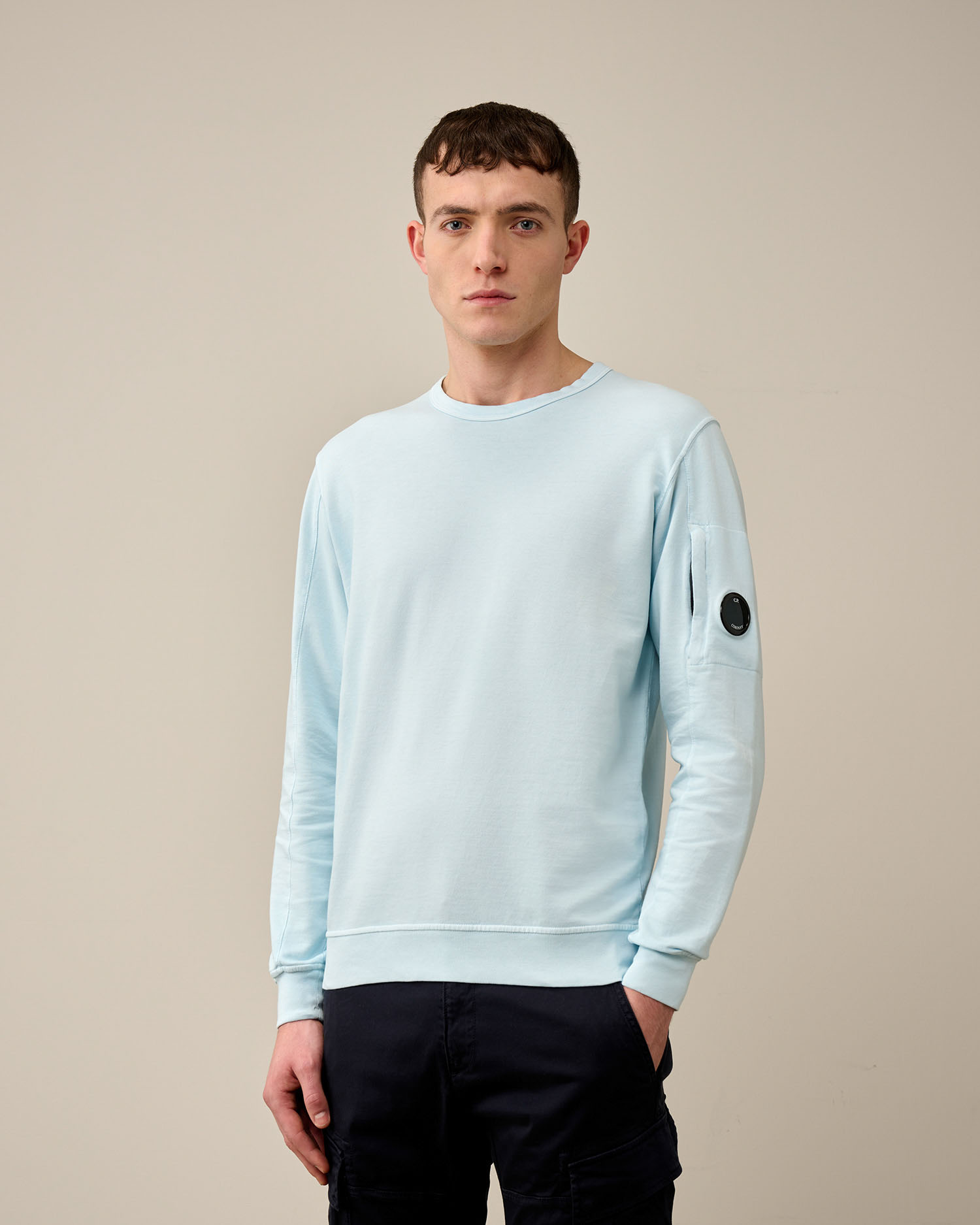 Light blue cp top company jumper