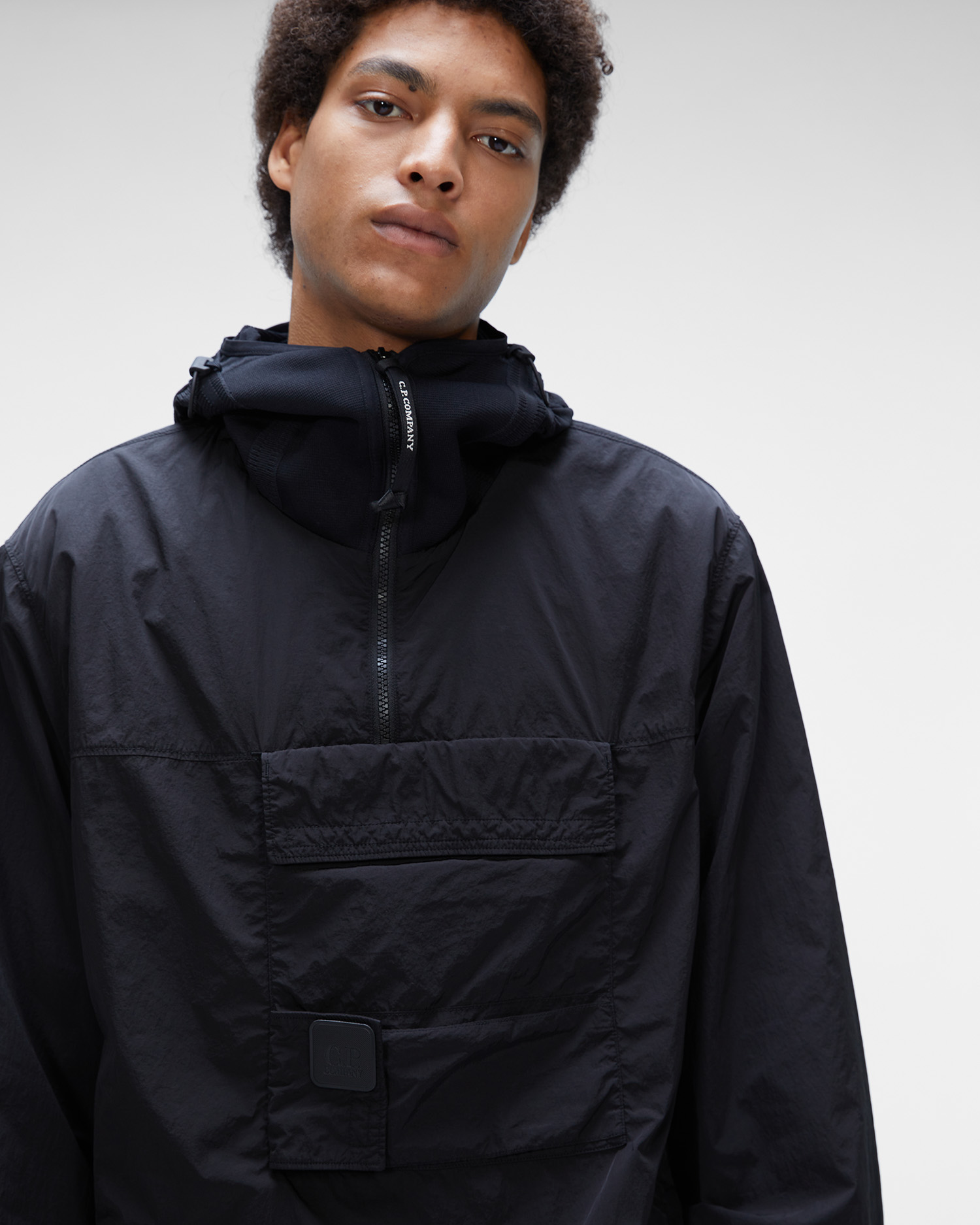 cp company chrome quarter overshirt