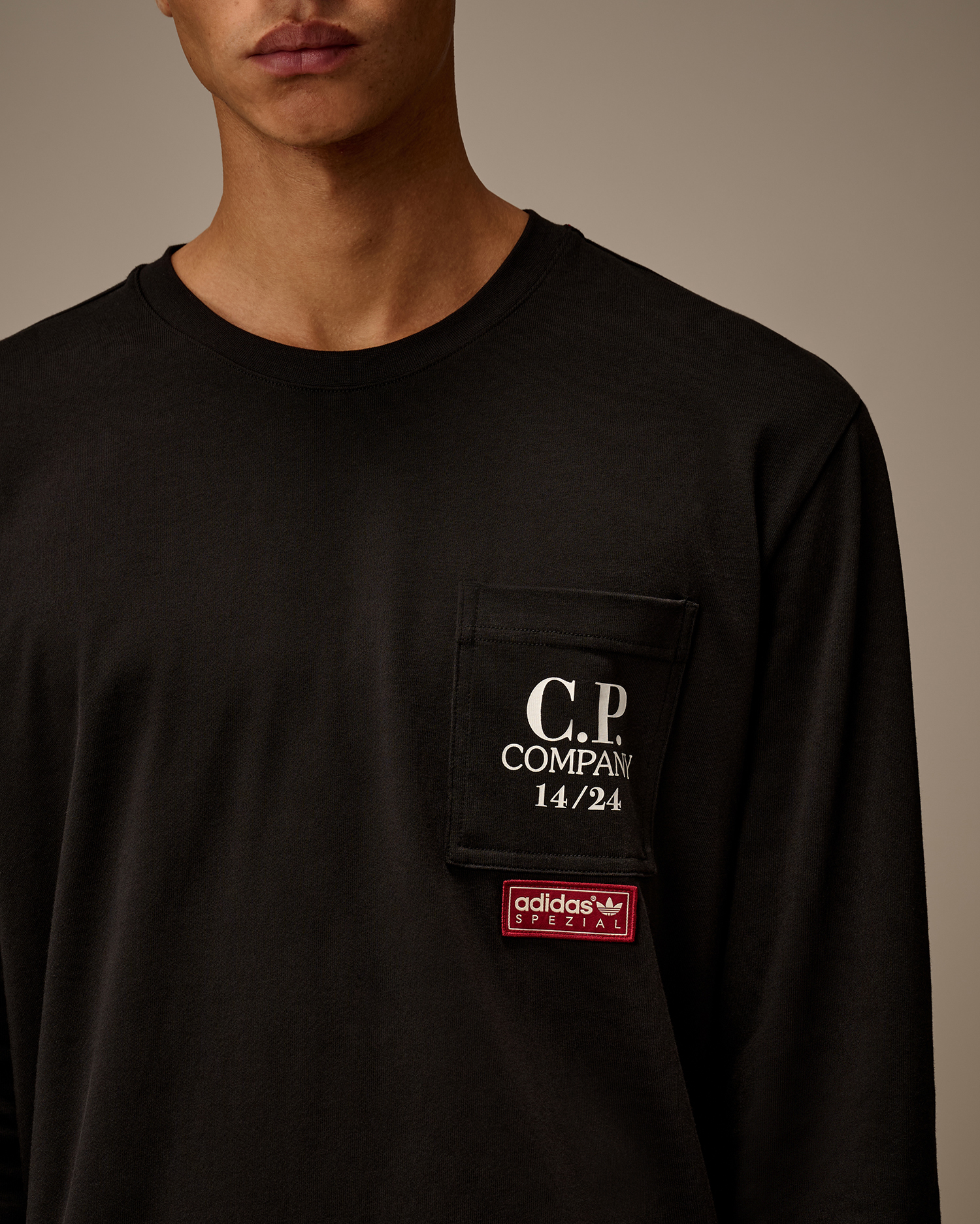 adidas SPZL x C.P. Company Solid Single Organic Jersey Longsleeve Pocket T Shirt CPC ROW Online Store