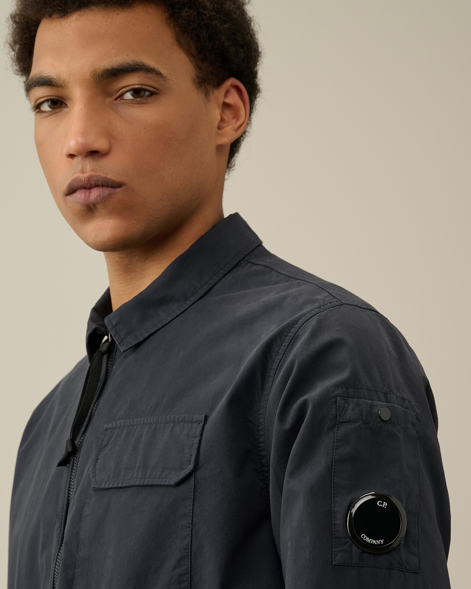 Gabardine Zipped Shirt | CPC ROW Online Store