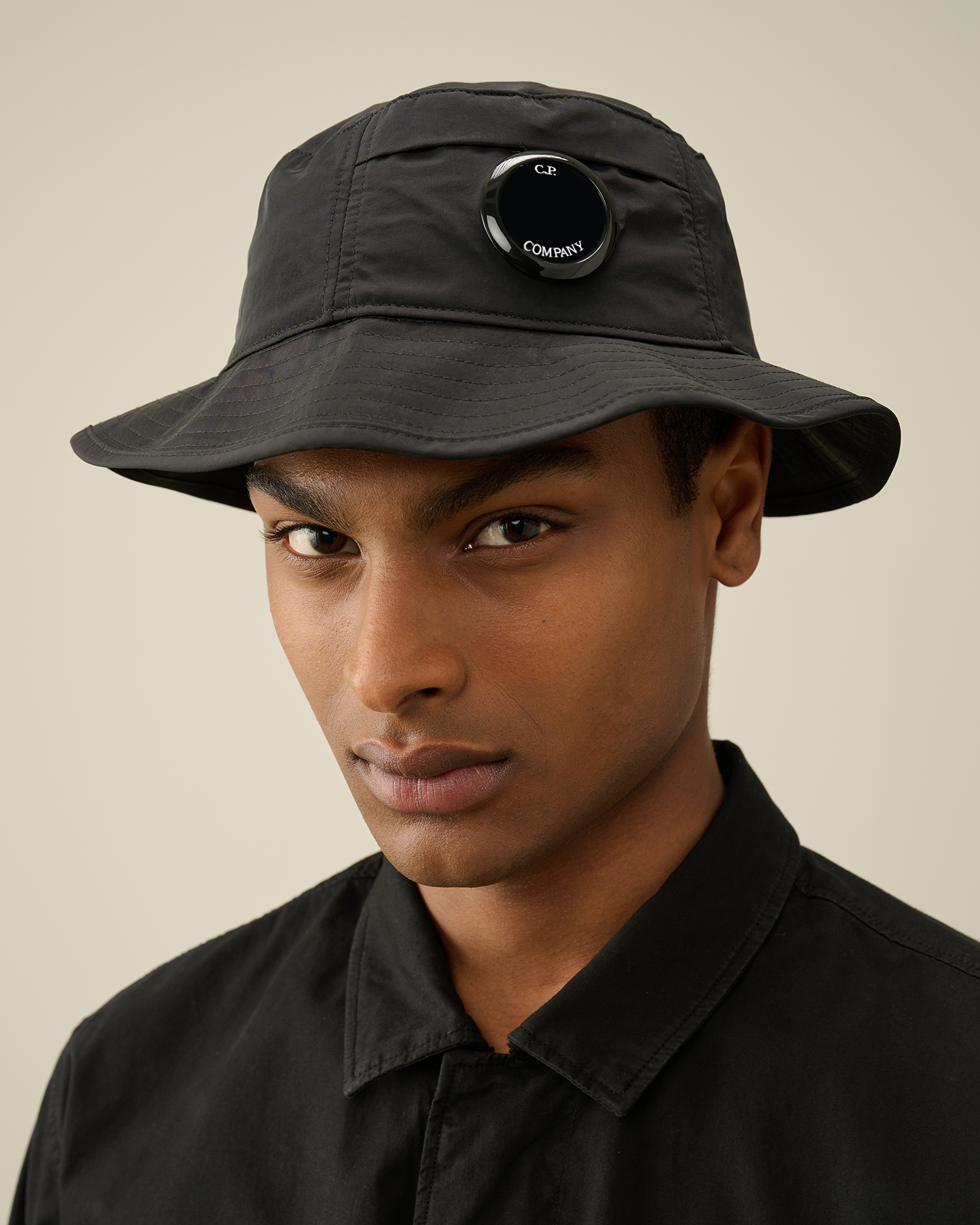 C.P. Company Black Chrome-R Bucket Hat