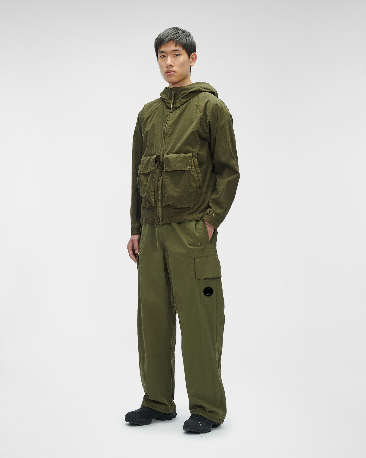 Company FLATT NYLON OVERSIZED PANTS その他 | discovermediaworks.com