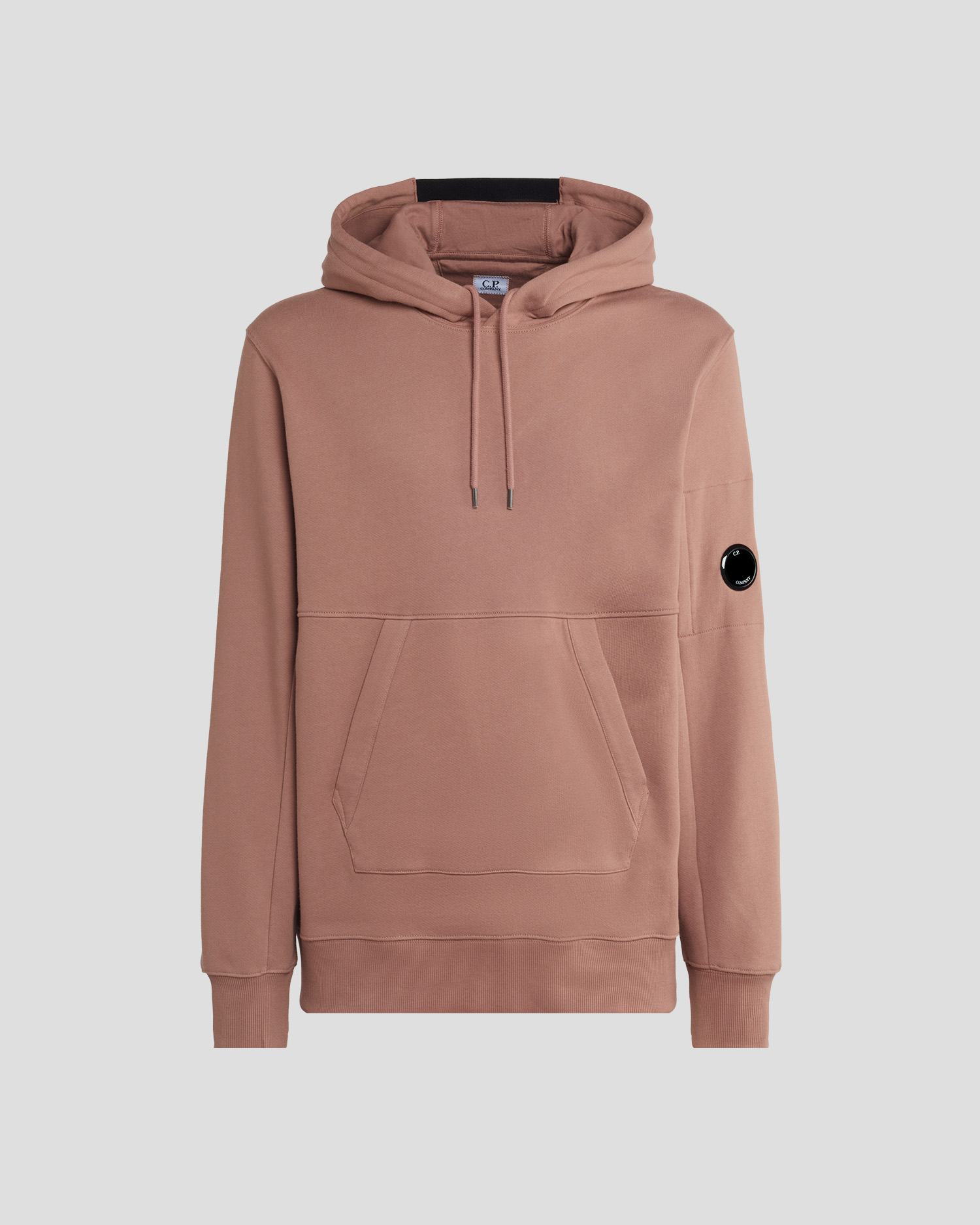 Diagonal Raised Fleece Hoodie