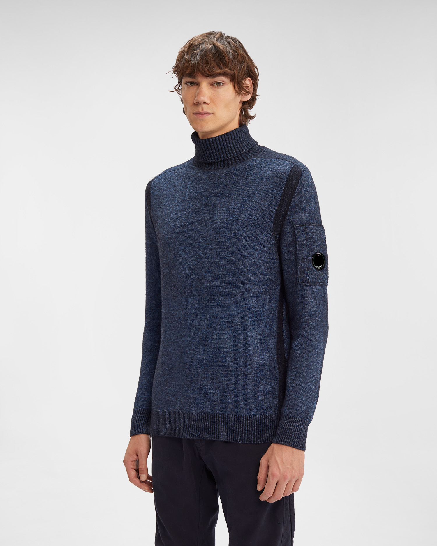 Fleece roll neck online jumper