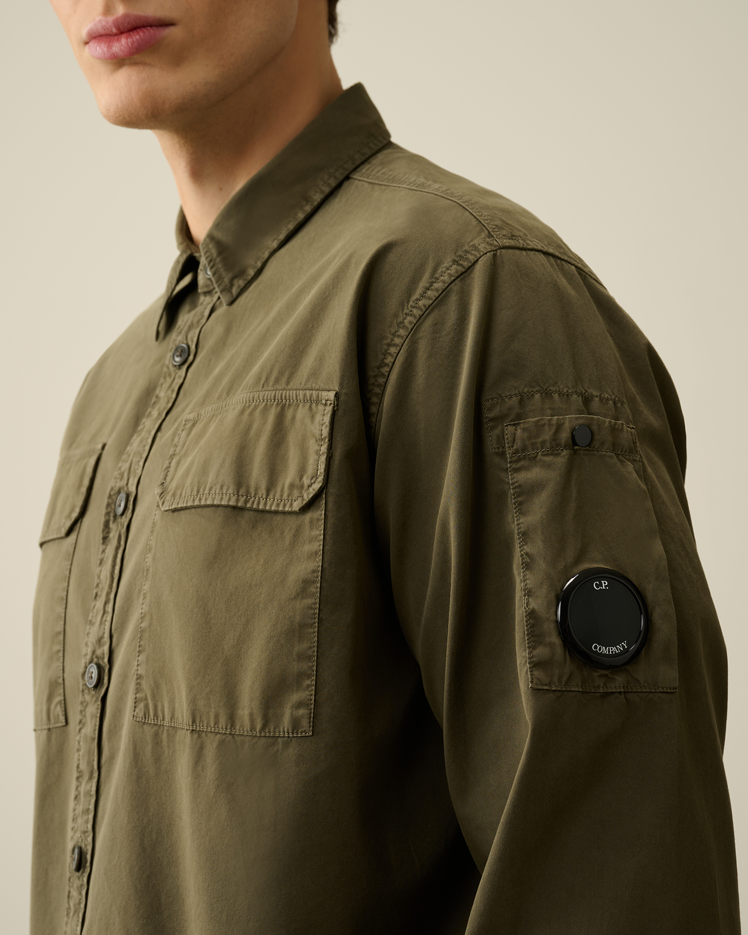 Gabardine Pockets Shirt