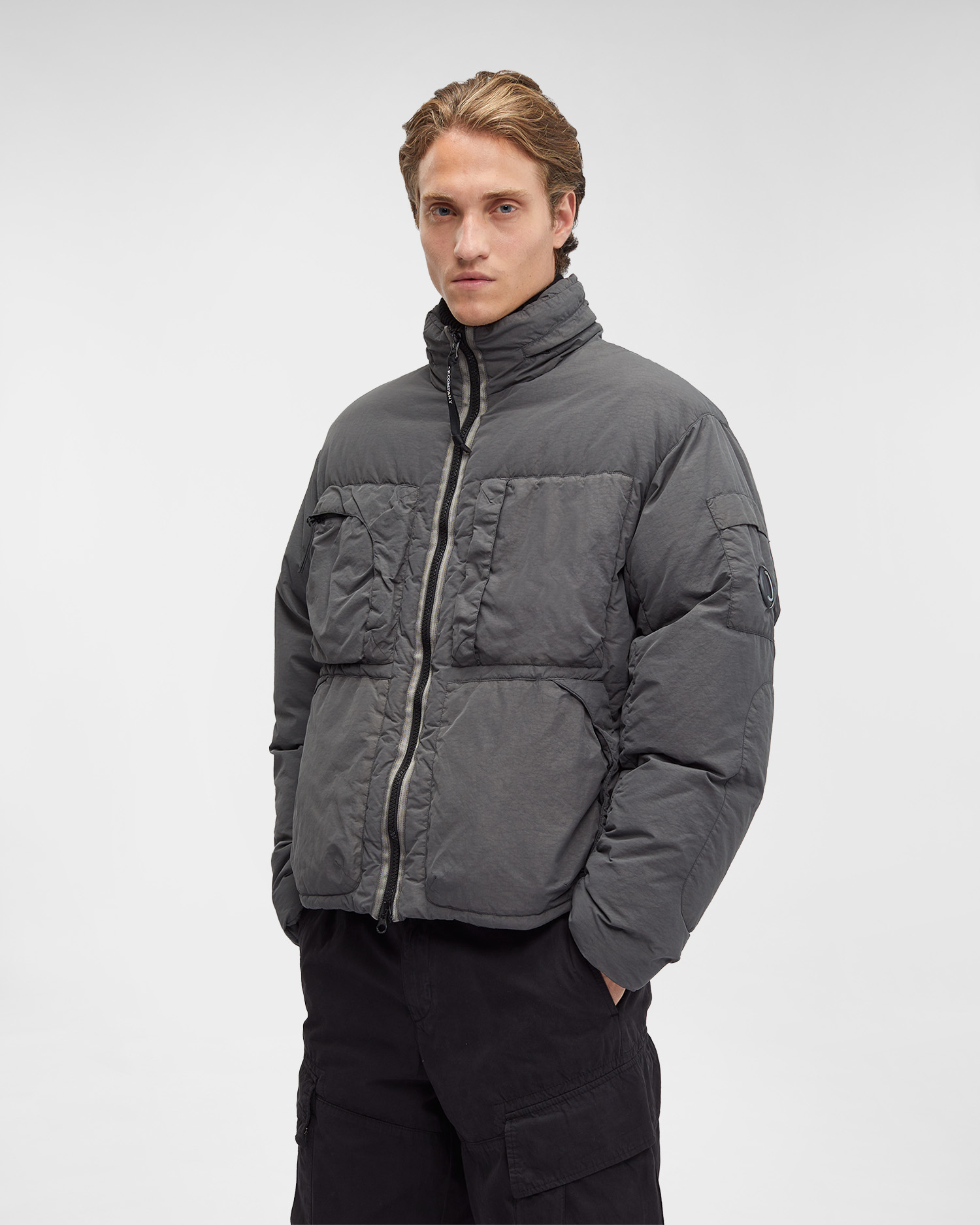 Flatt Nylon Down Jacket | C.P. Company Online Store