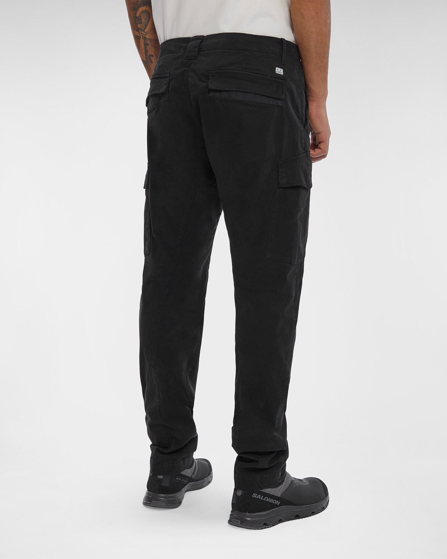 Stretch Sateen Cargo Pants Ergonomic Fit | C.P. Company Online Store