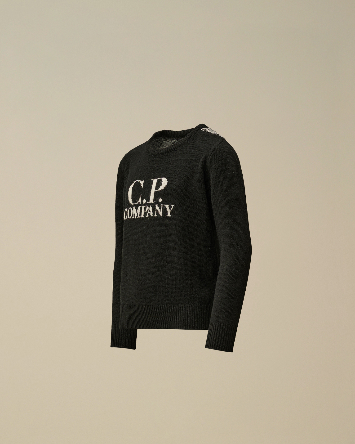 Cp company rubberised logo sweatshirt best sale