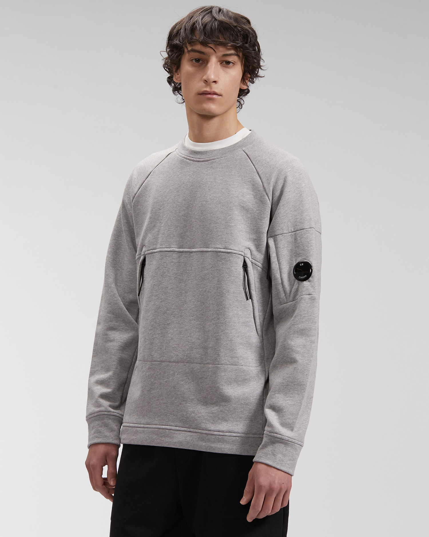 Diagonal Raised Fleece Utility Sweatshirt | C.P. Company Online Store